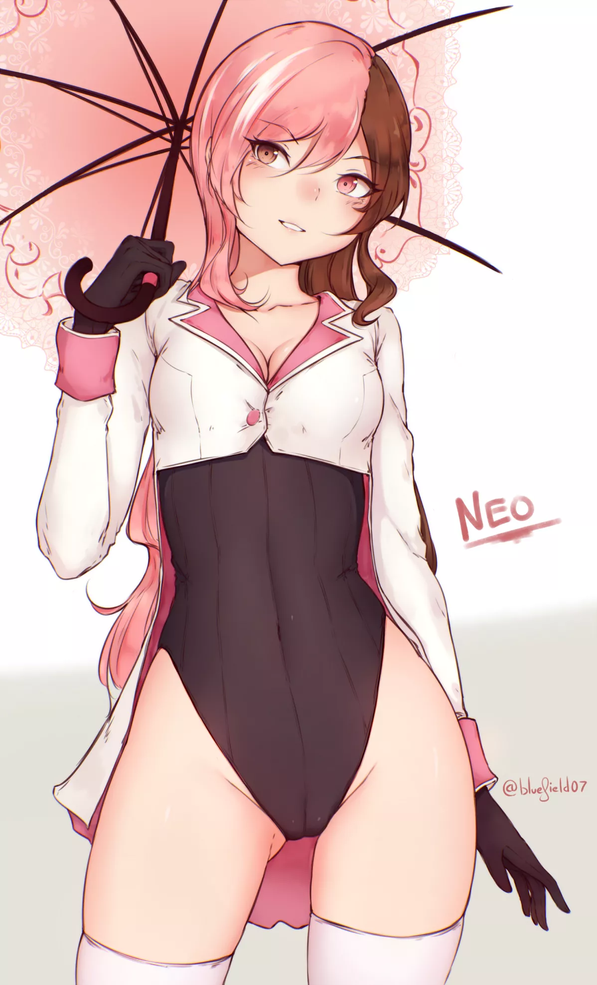 Neopolitan And Her Ornate Umbrella (Bluefield) [RWBY]