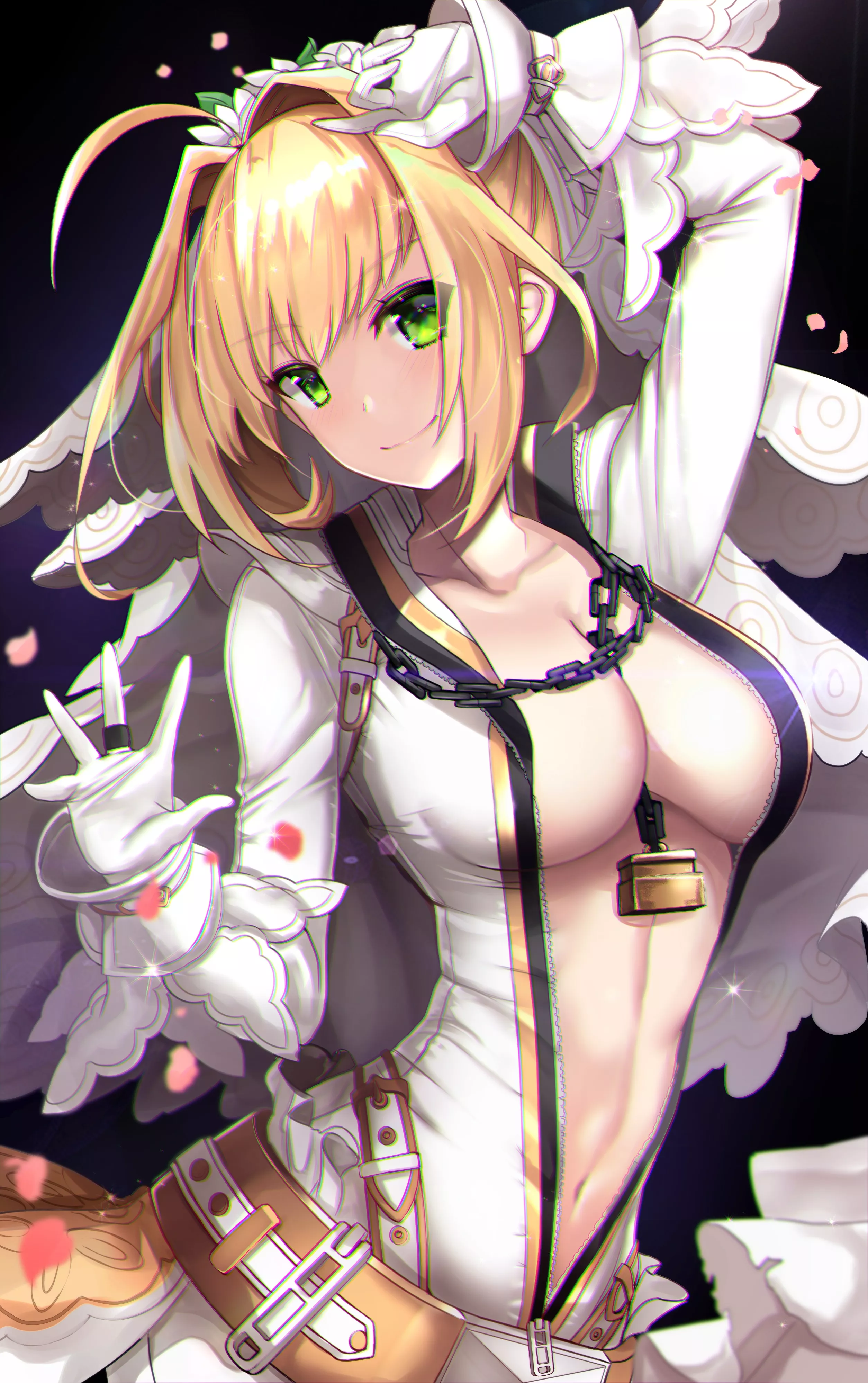 Nero Claudius Bride Unzipped Bodysuit (Untue) [Fate]