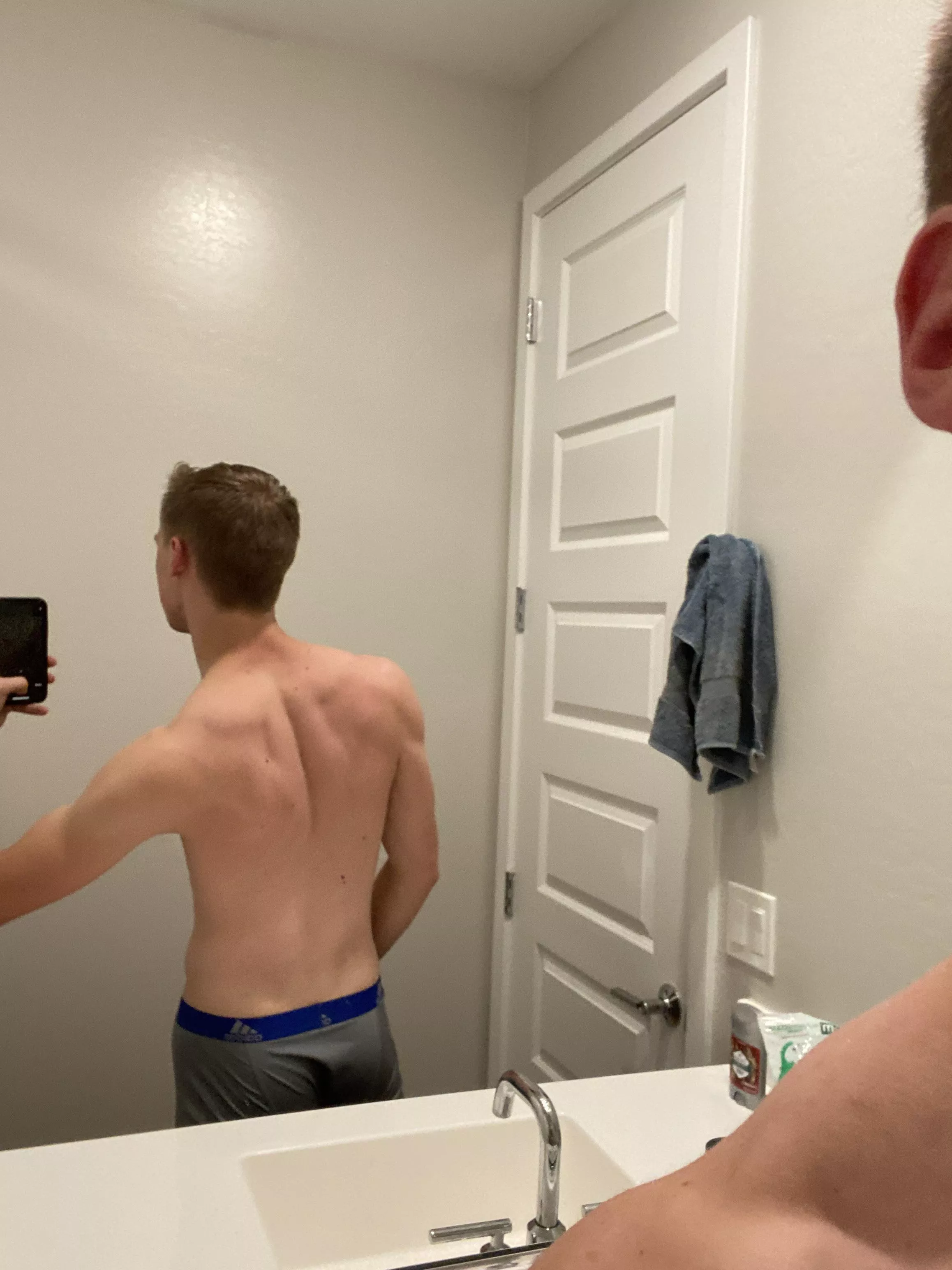 New angle love how my back looks. (m)