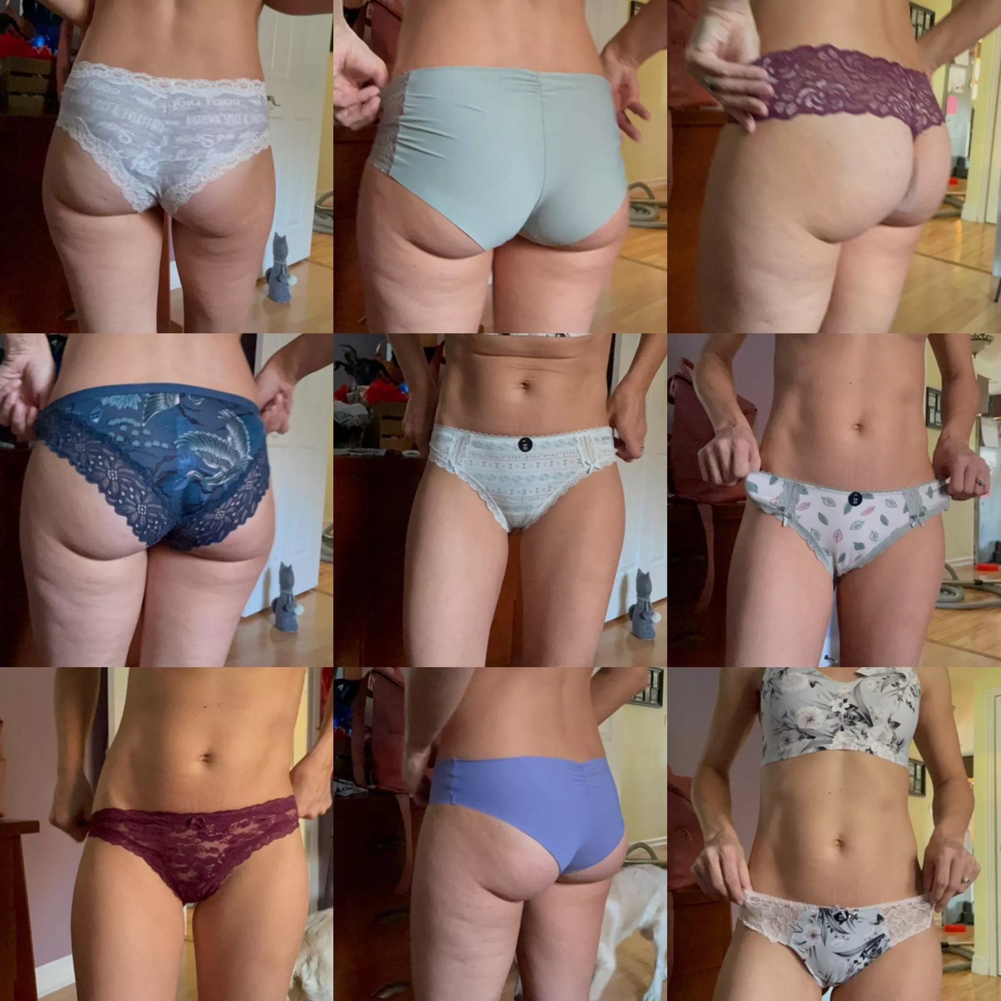 New panties collection 👙try on 🎥 ❤️ 💕 sexy nurse milf of 34yrs