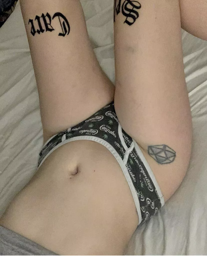 new panties ðŸ˜ˆ who else enjoys cannabis?