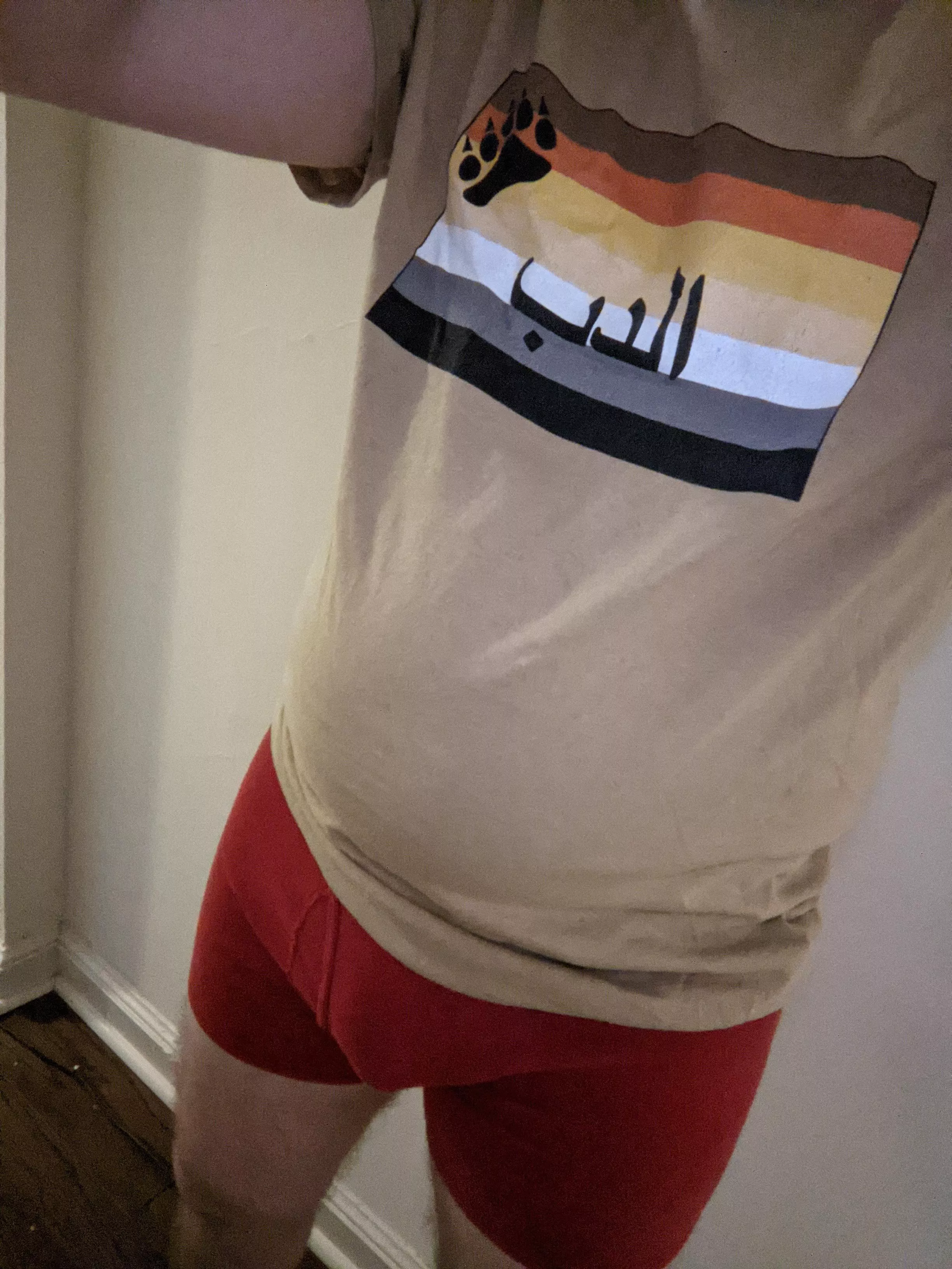 New shirt, old boxer briefs