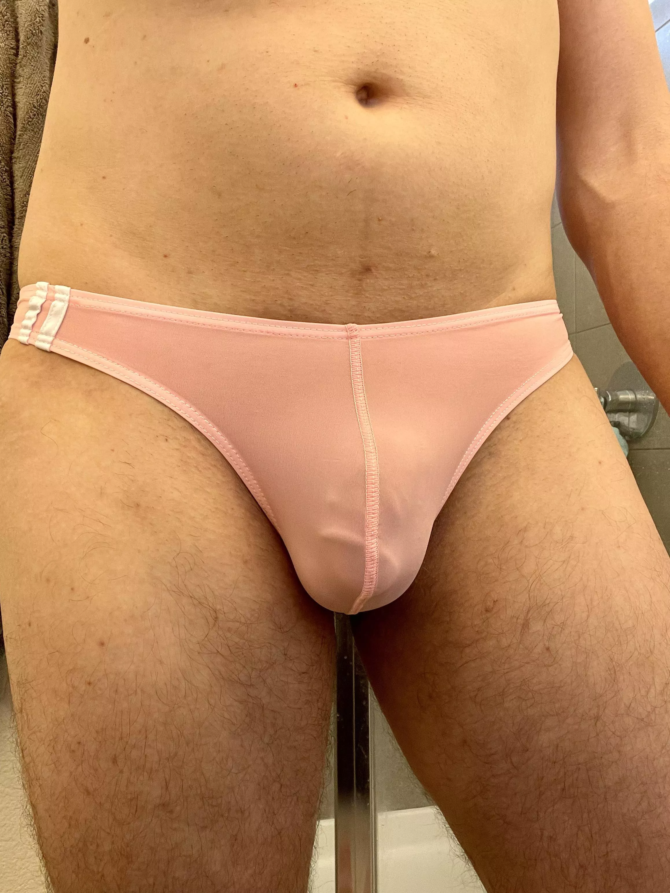 New thong and freshly shaved