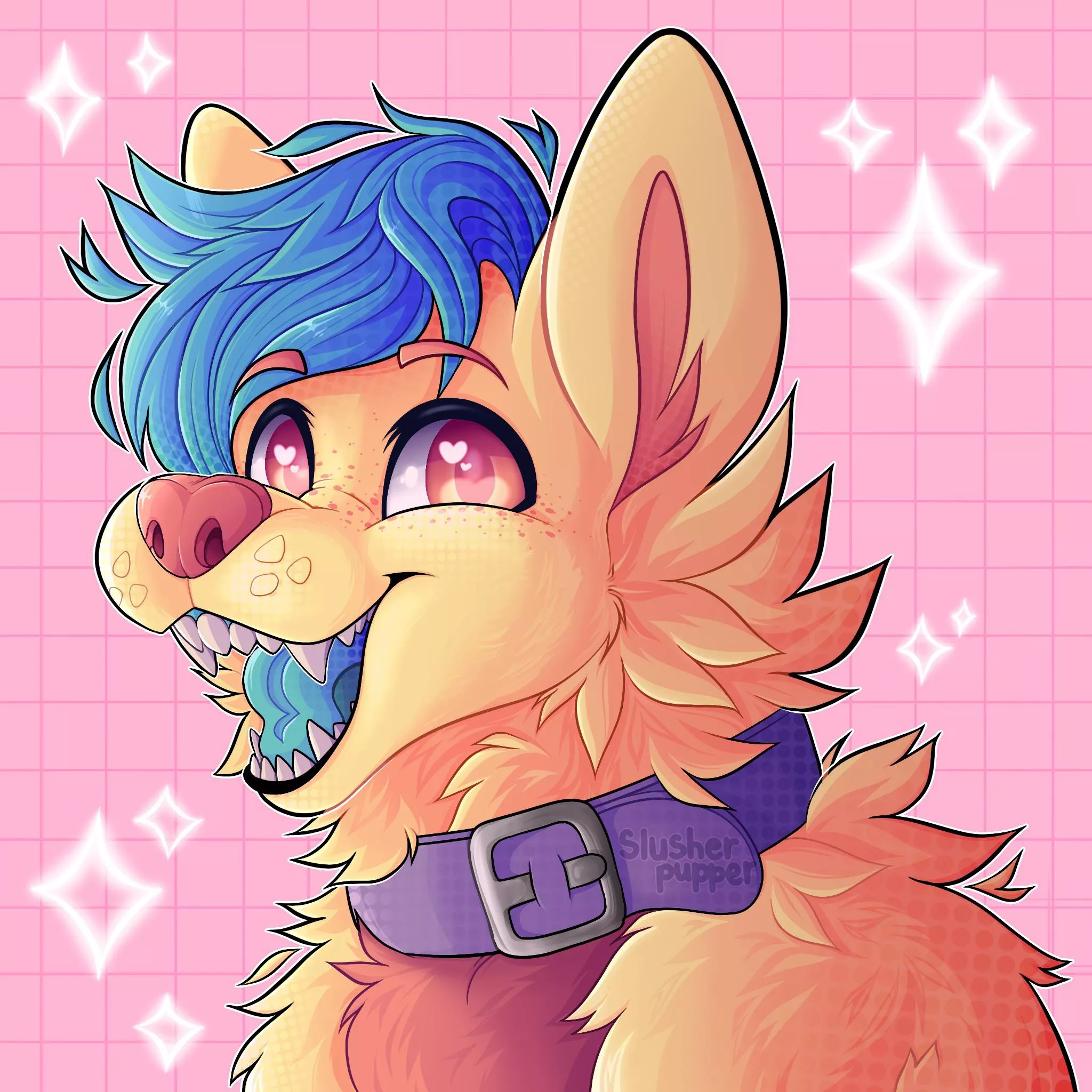 new to reddit! here’s my first post of my sona, slush!