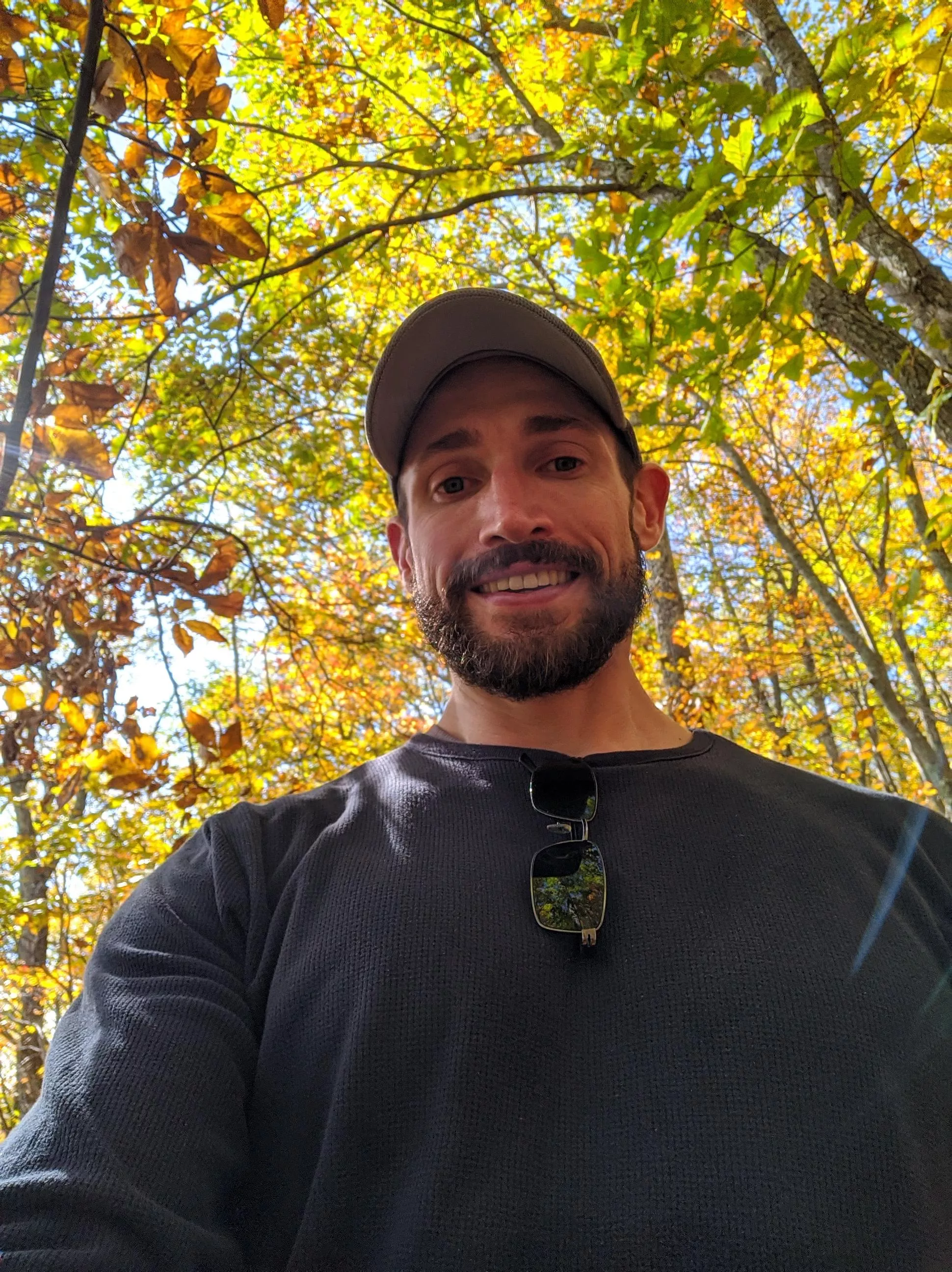 Nice fall hiking day today