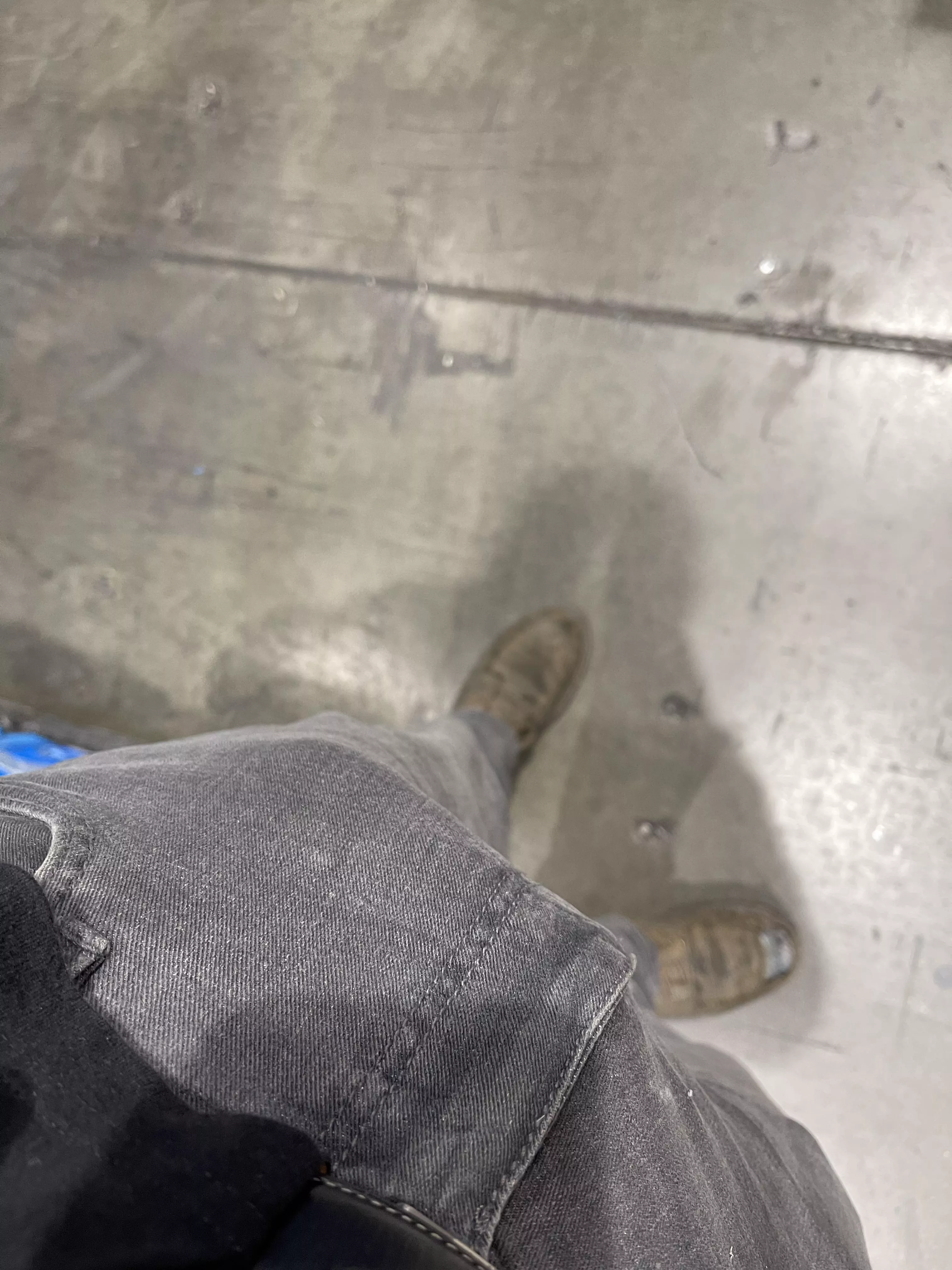 Nice little bulge while at work