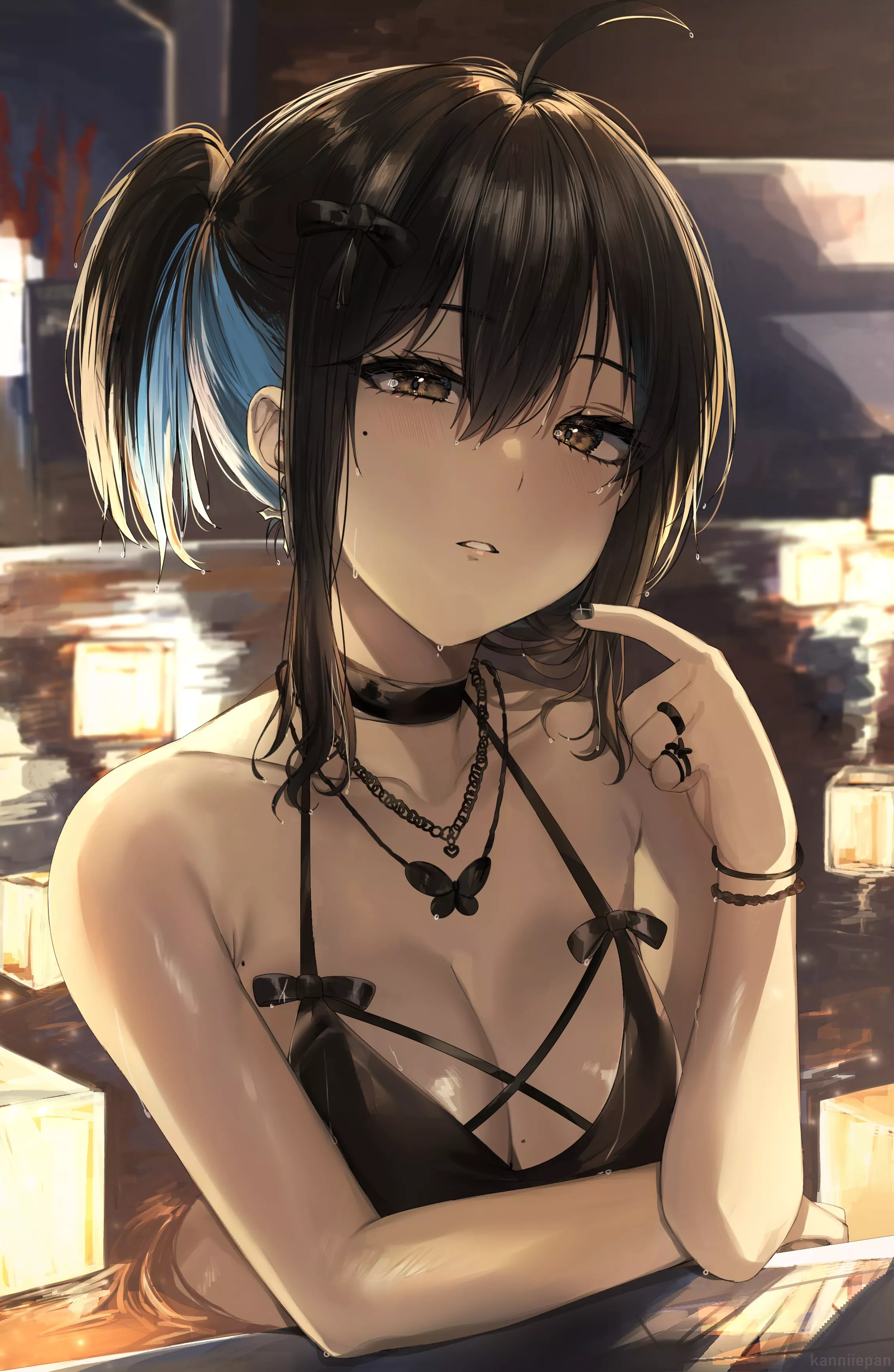 Nighttime Pool [Artist's Original]