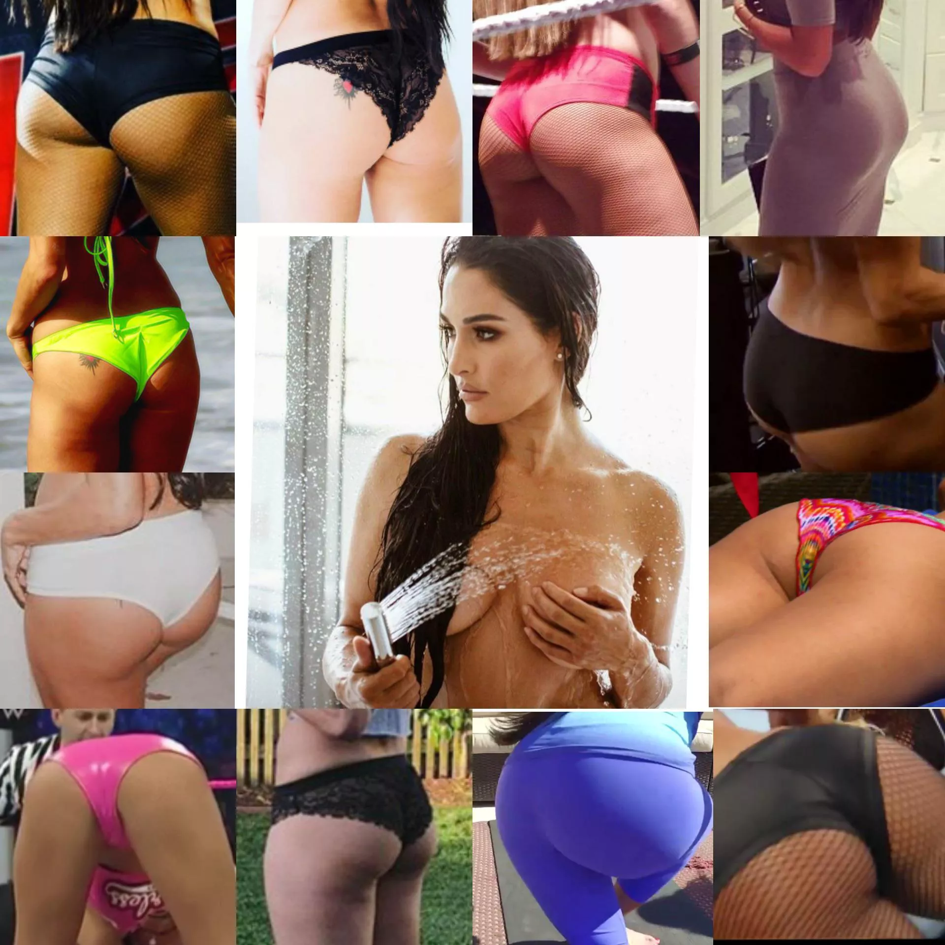 Nikki Bella MILF Collage🍑🤤