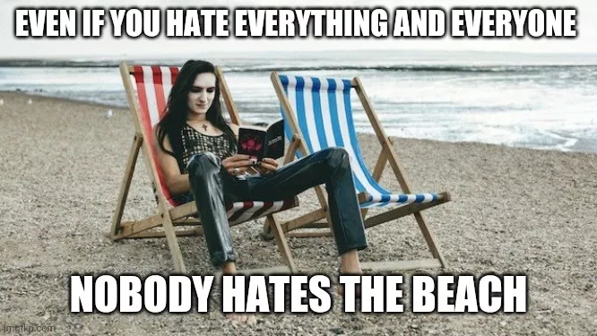 Nobody hates the beach