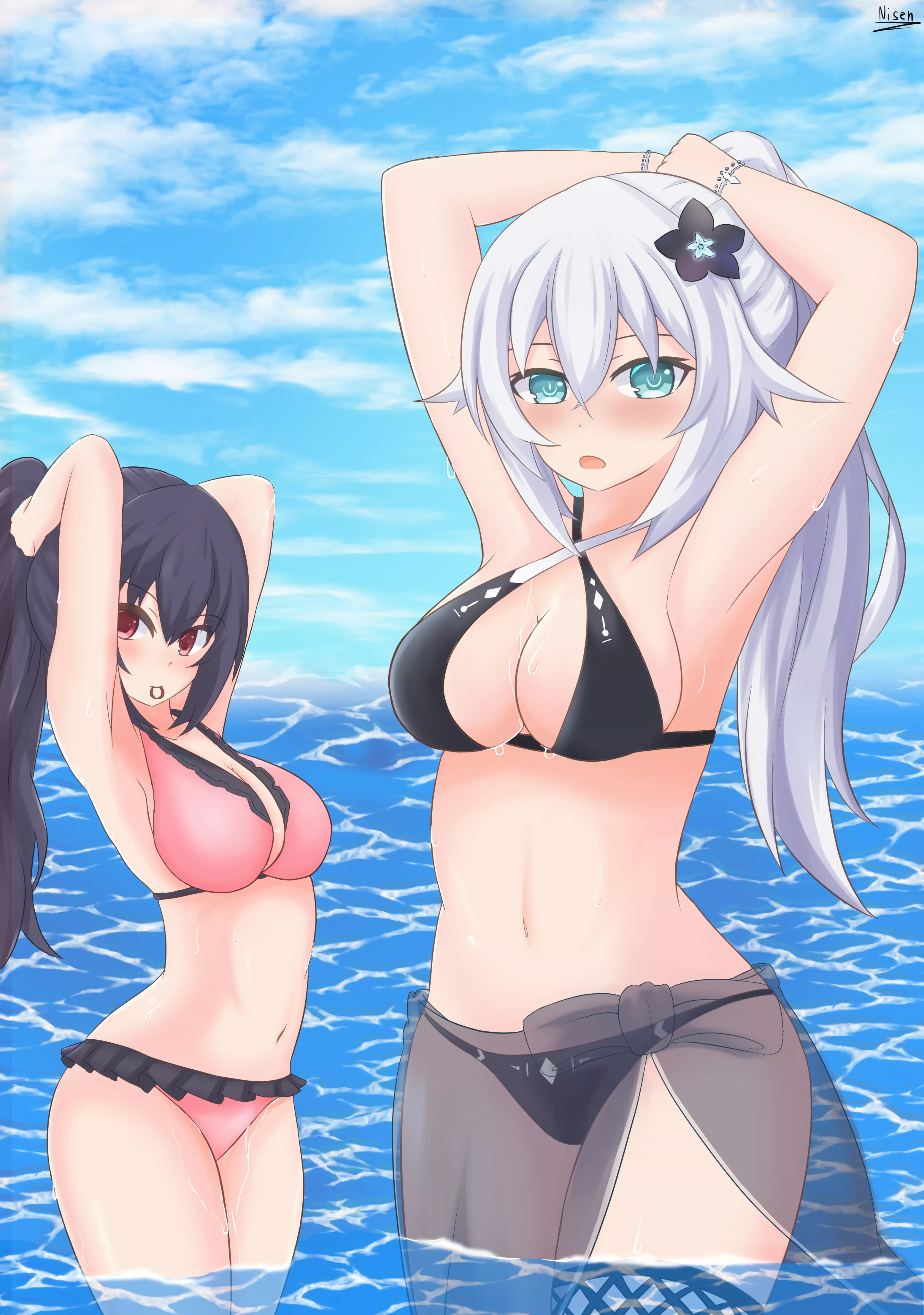 Noire and Black Heart (Neptunia)