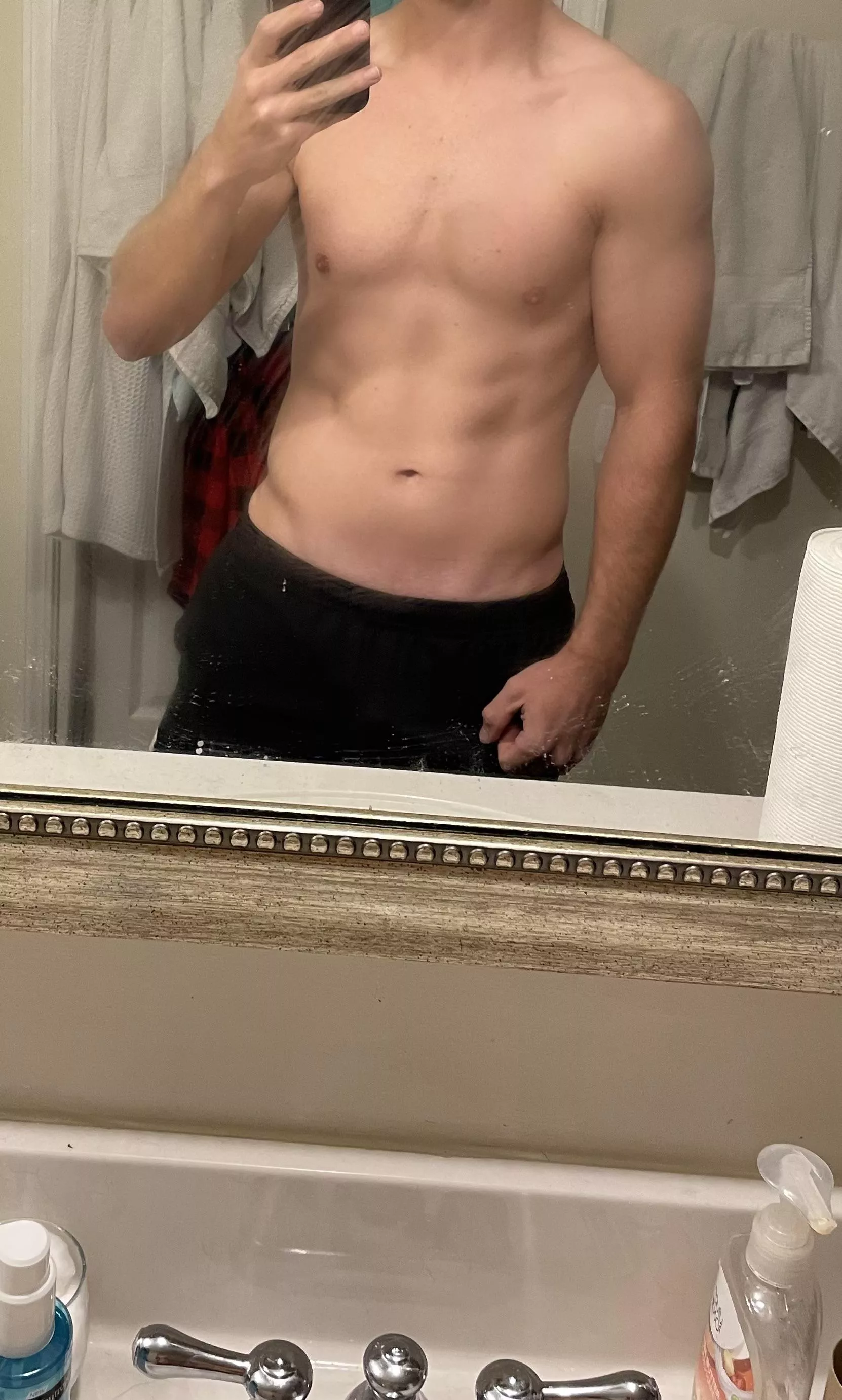 Not at my goal but figured Iâ€™d post the journey there and hopefully yâ€™all like (26) (m)