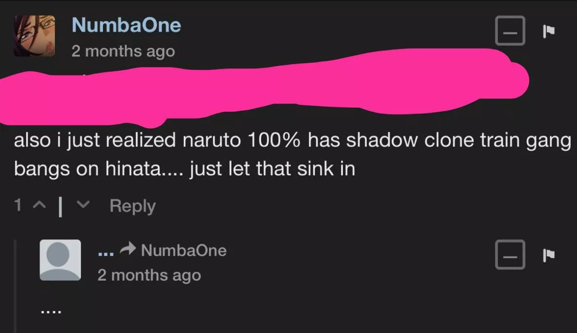 Not pornhub but buruto comment section ðŸ¤’