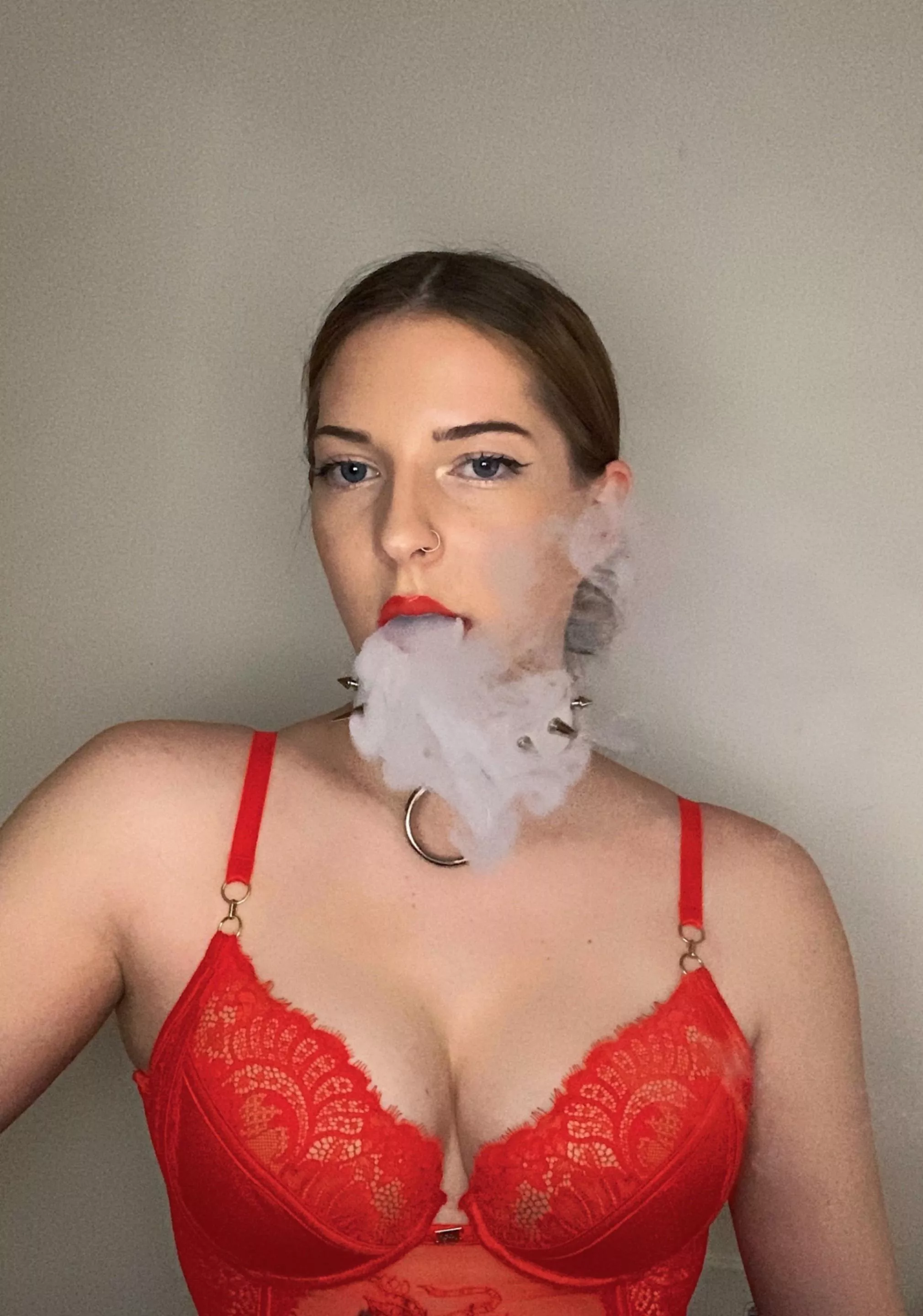 nothing like a good sesh while in lingerie