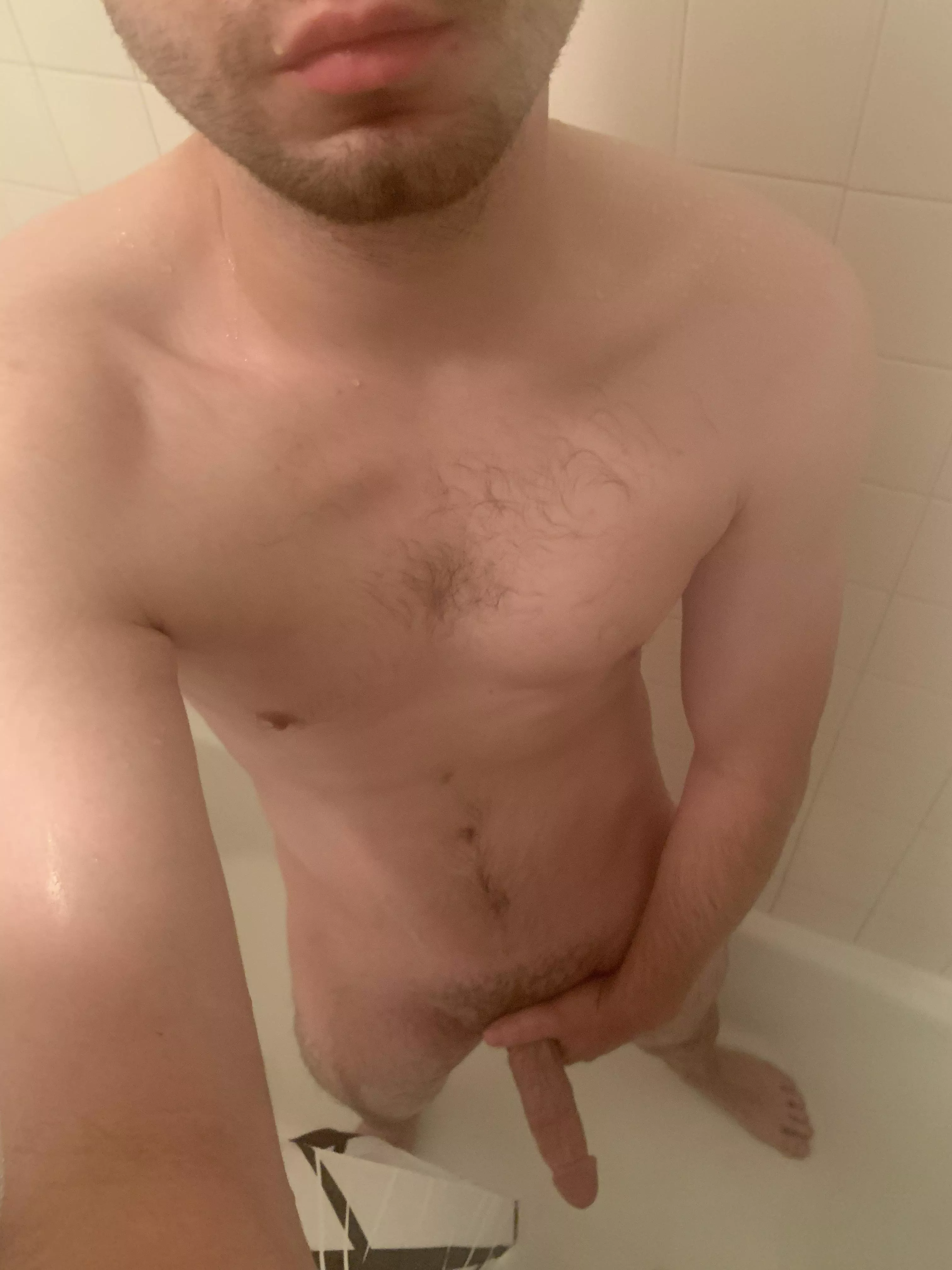 Nothing like a nice, hot shower before a long, hard day.