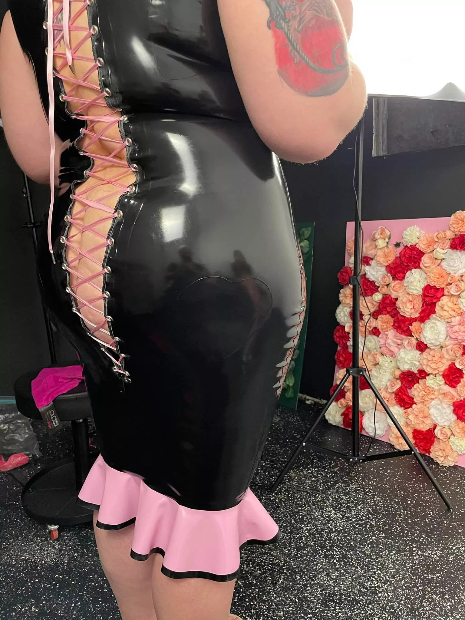 Nothing like a shiny new dress 🥰 dress from Super Bonito Latex