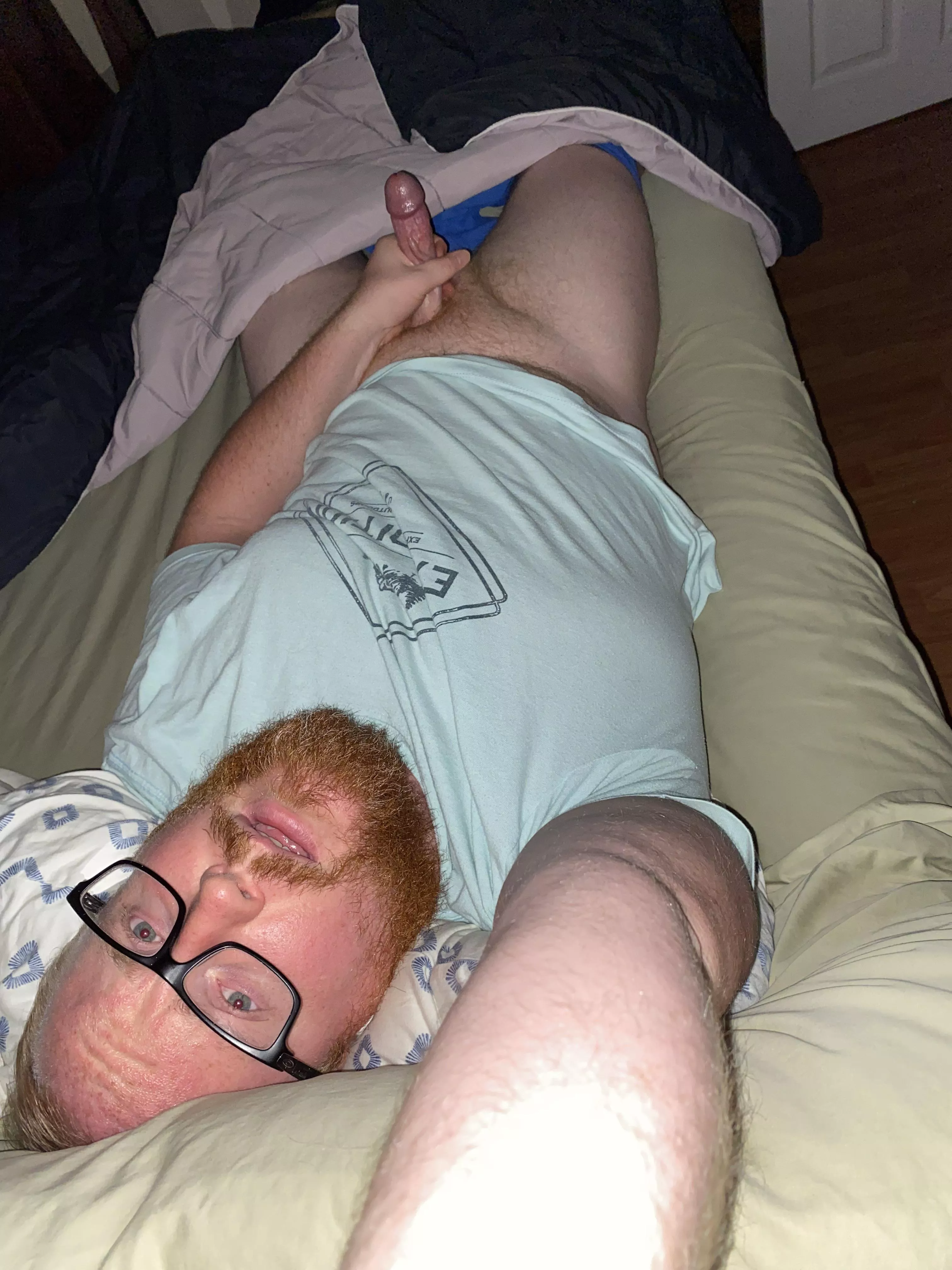 Nothing like playing with 31 ginger cock