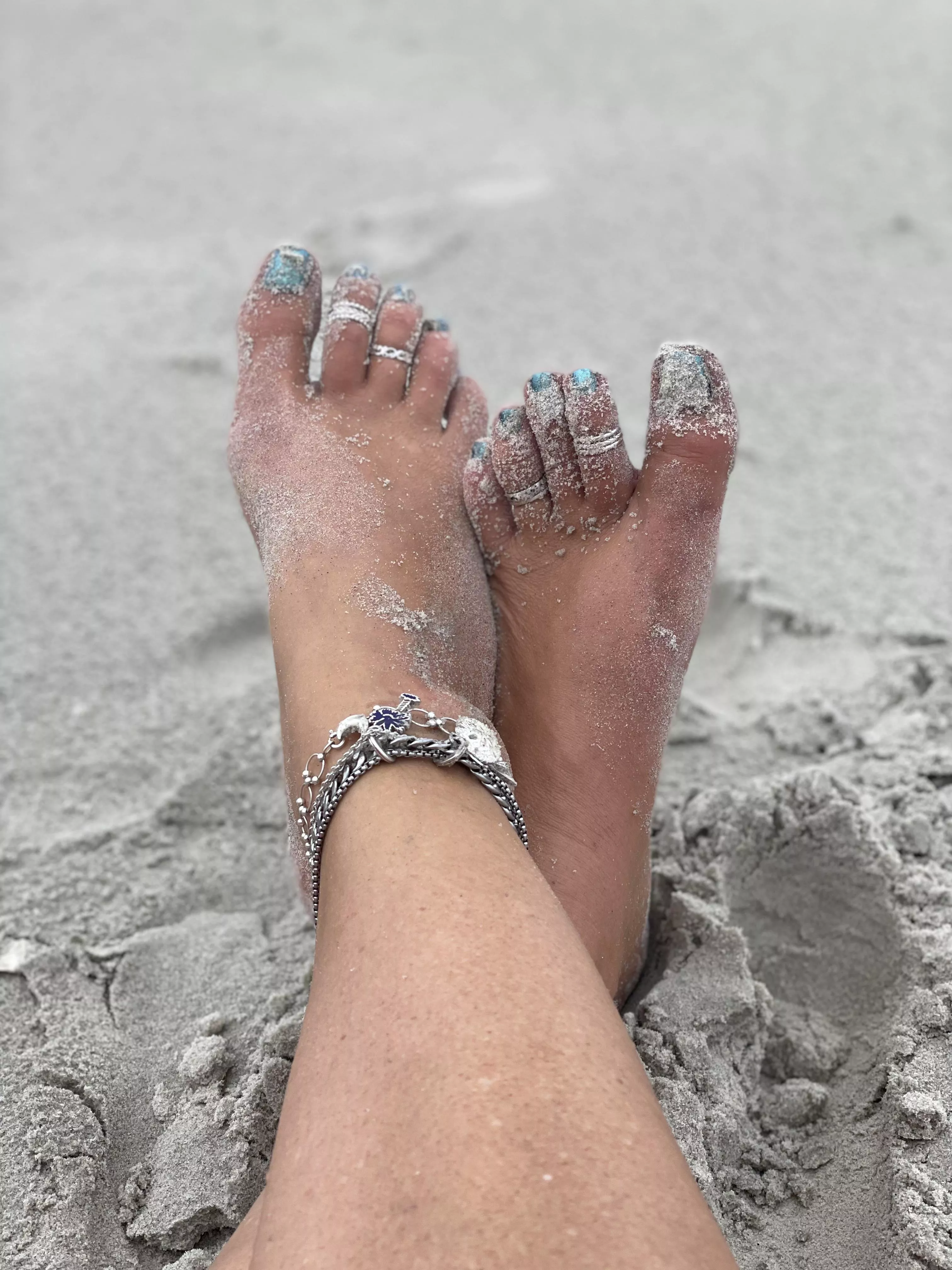 Now and again, I think about an old boyfriend that took the sand off my feet and toes. Little did I know then compared to nowâ€¦.ðŸ˜³ðŸ˜‰