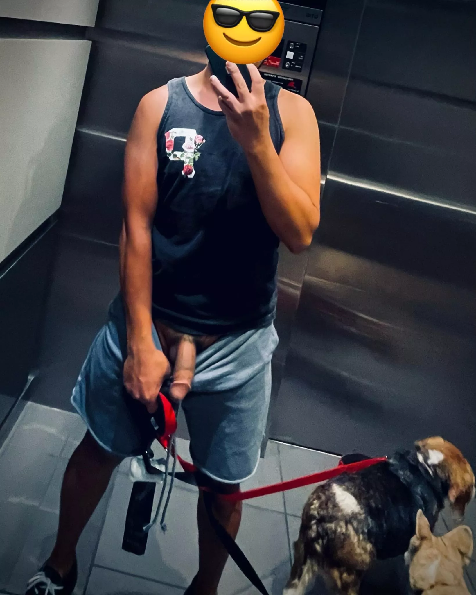 Now offering cock with my dog walking services ðŸ˜‰