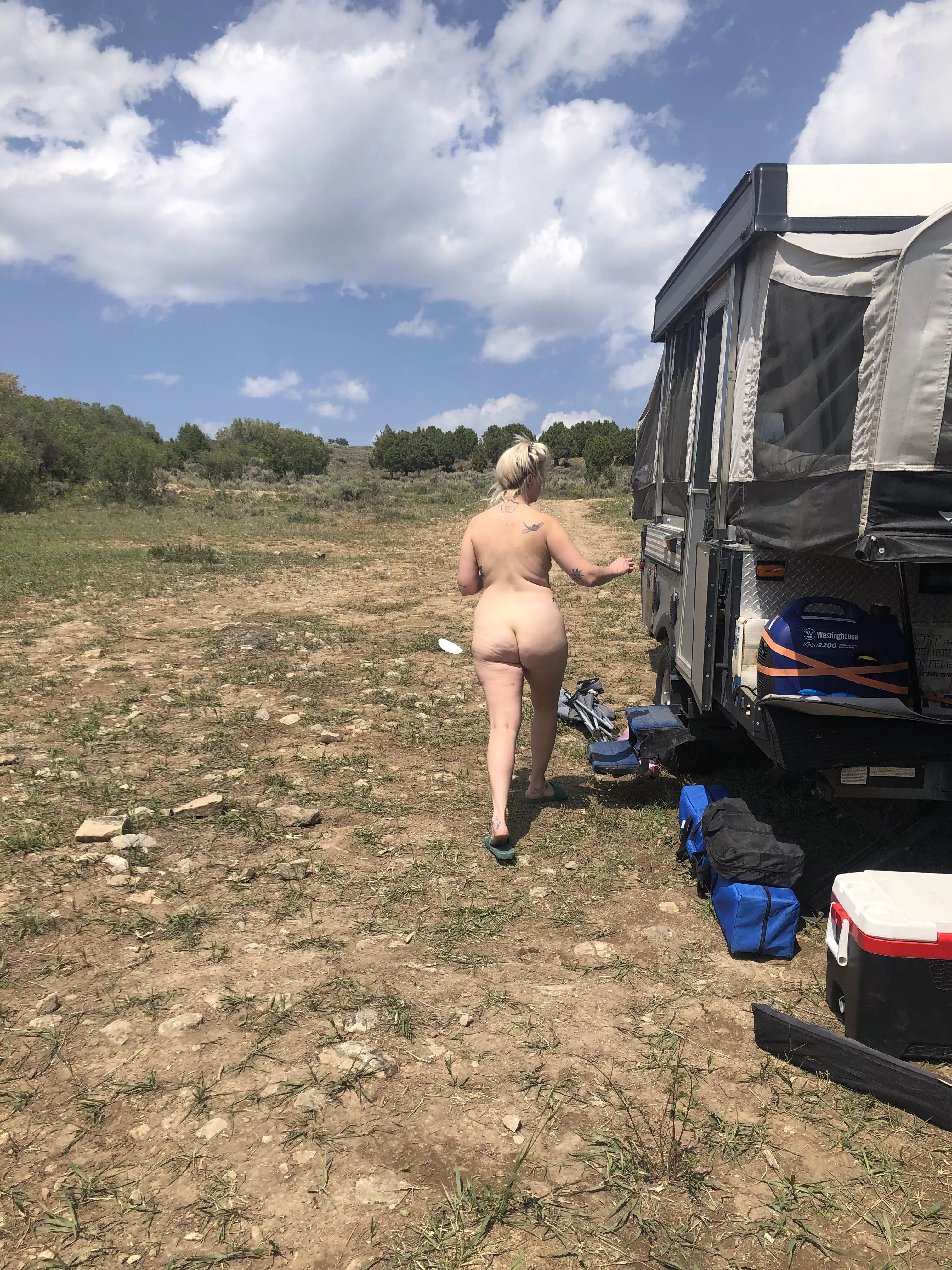 Nude camping!