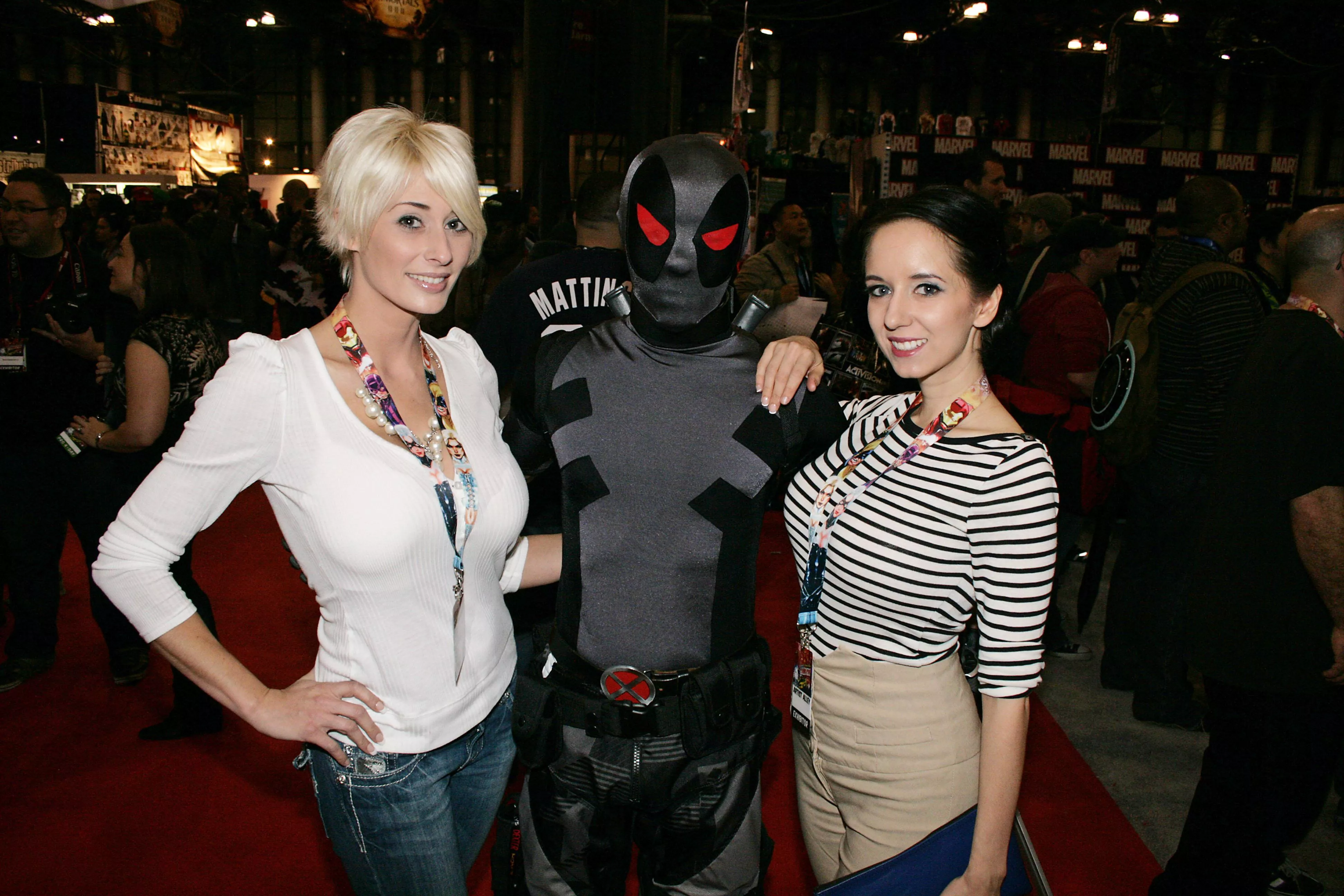 NYC 2011 with Marie-Claude Bourbonnais (and Deadpool)