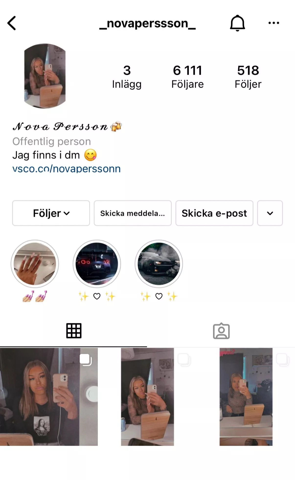 Någon som har på henne?