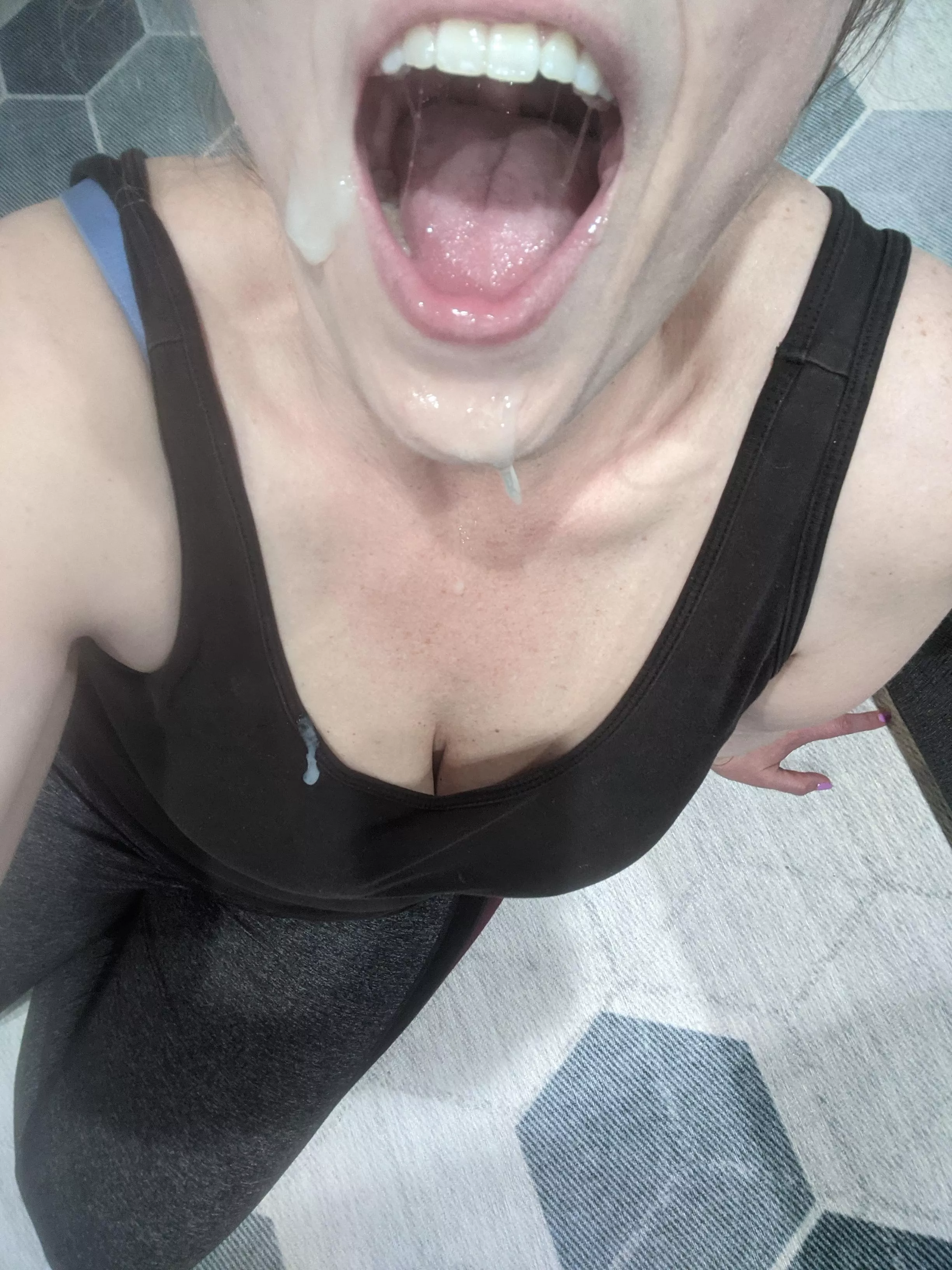 [OC] Always hungry for more on Facial Friday! Enjoy! ðŸ’¦ðŸ’¦ðŸ˜»ðŸ˜»