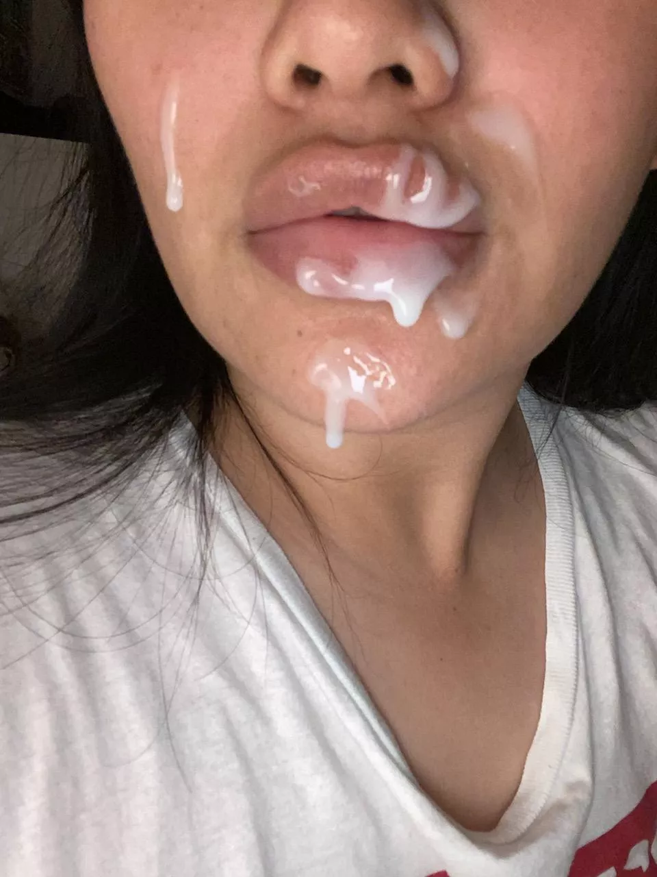 [oc] everyone loves seeing cum on some dick sucking lips