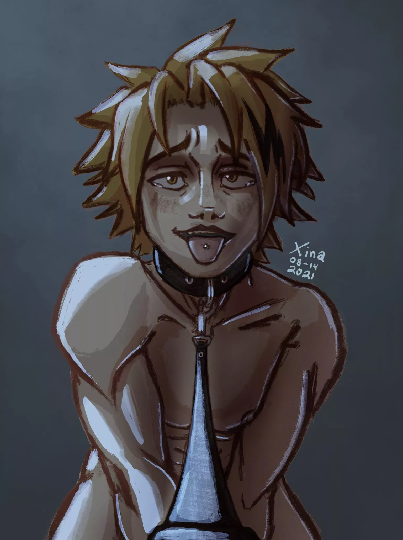 [OC] â€œGood Puppyâ€ Sub Denki Kaminari (Art by me, Xina)