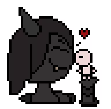 [oc] Isaac gives Big Horn a tiny smooch (he's trying his best)