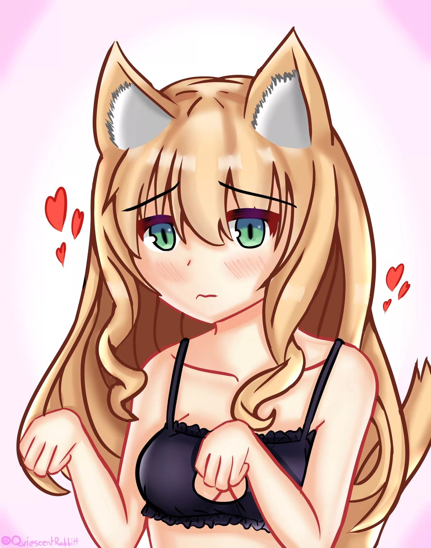 [OC] Maple in Neko Lingerie!