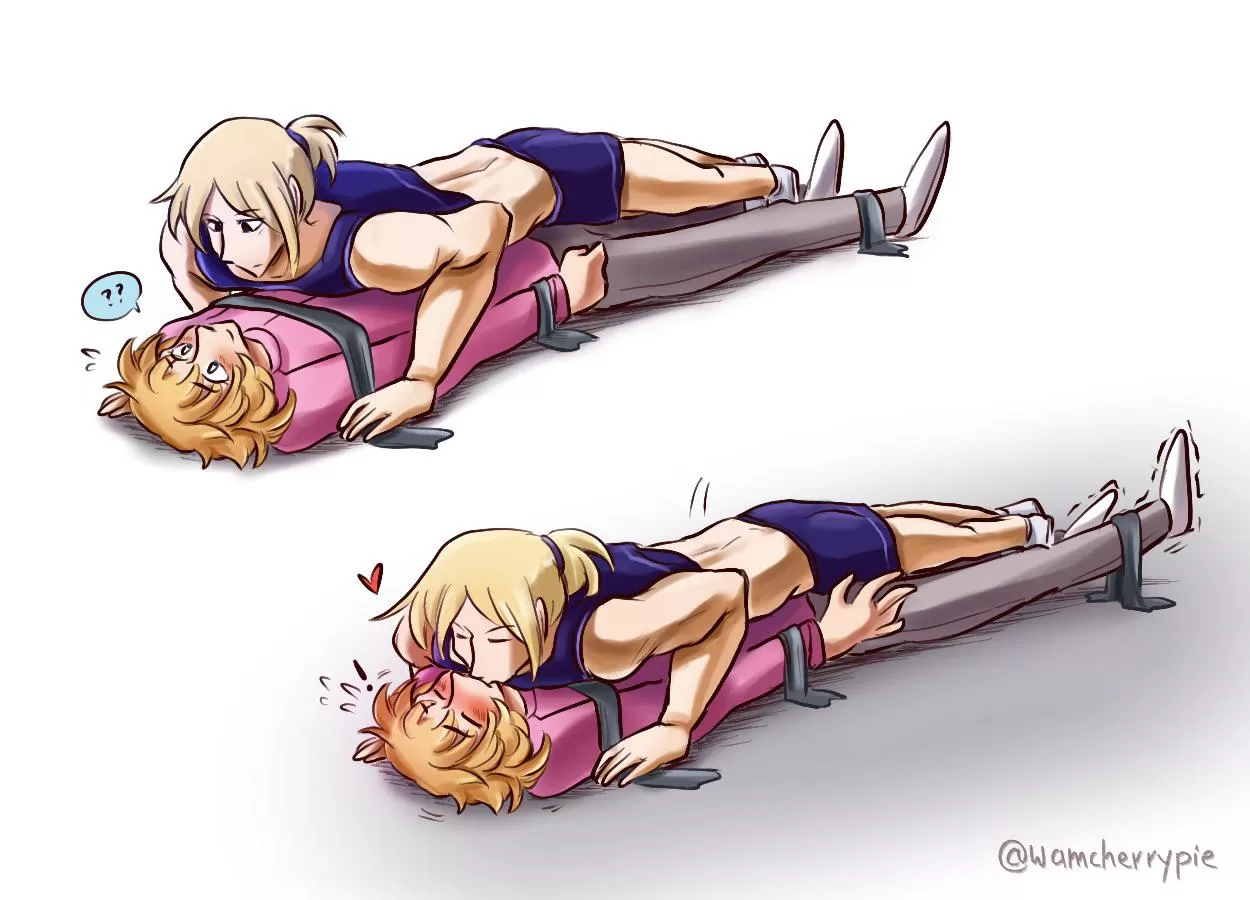 [OC] Push-ups and bondage â™¡