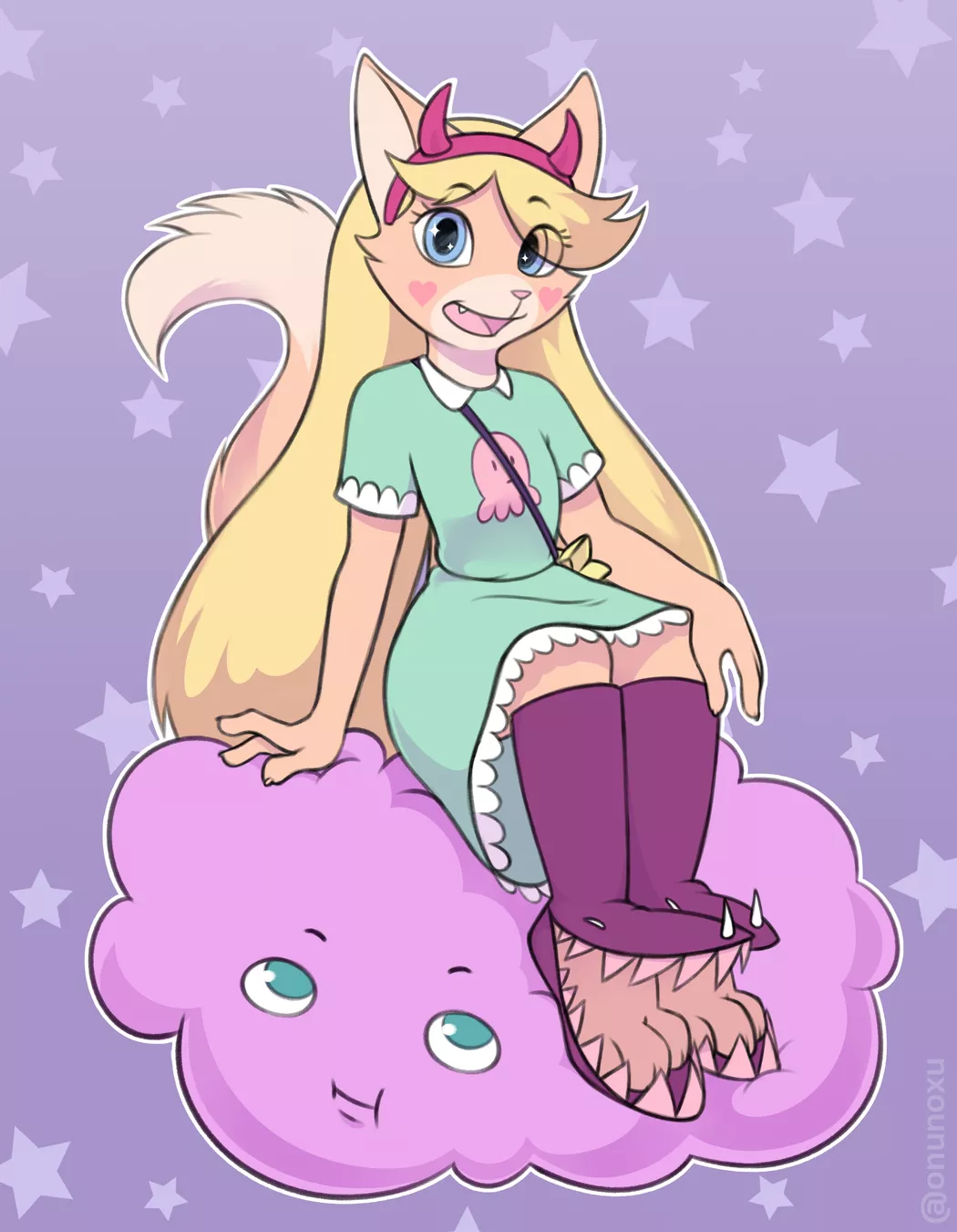 [OC] Star Butterfly and Cloudy