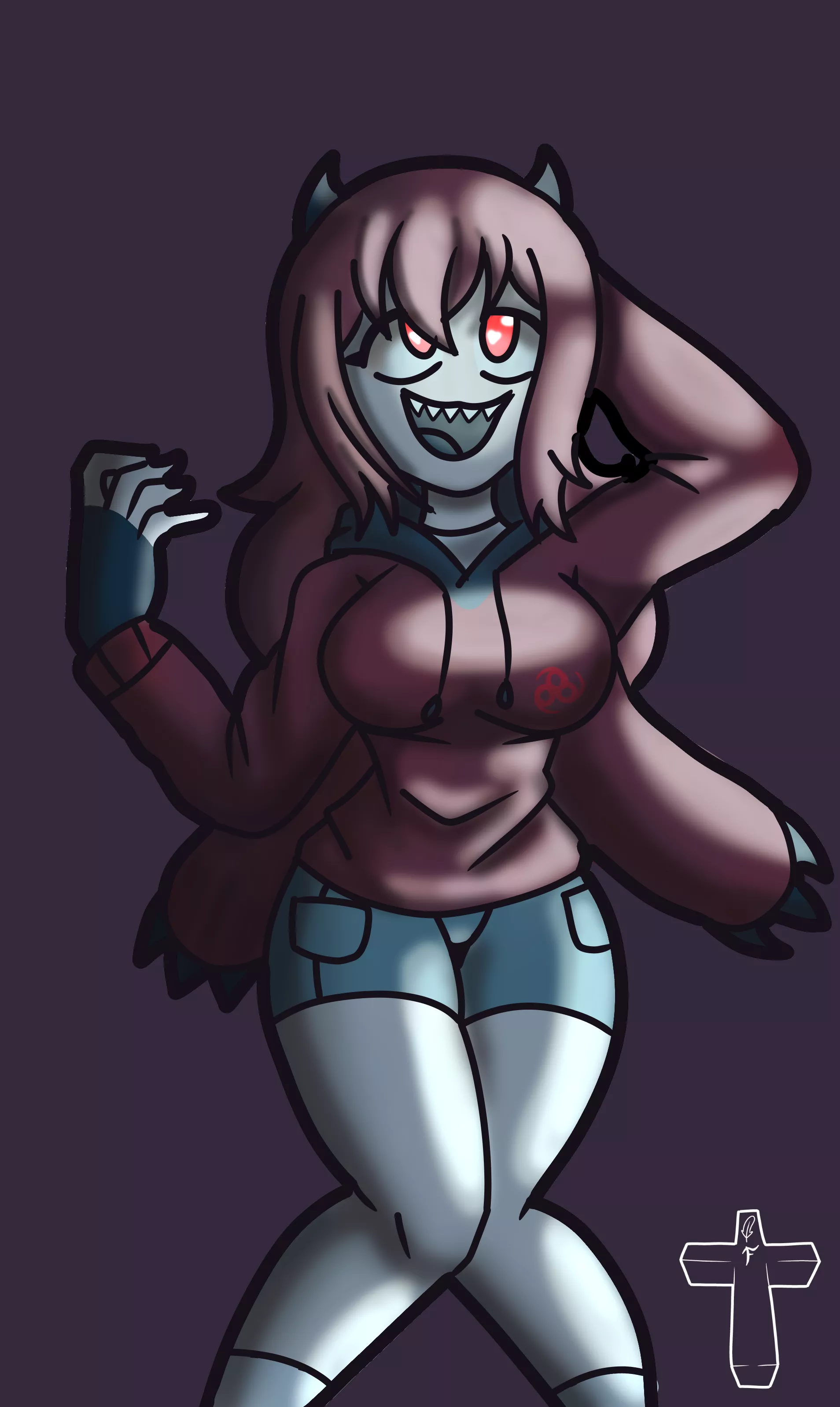 [OC] Waifu Loki- Thicc Demon girl!