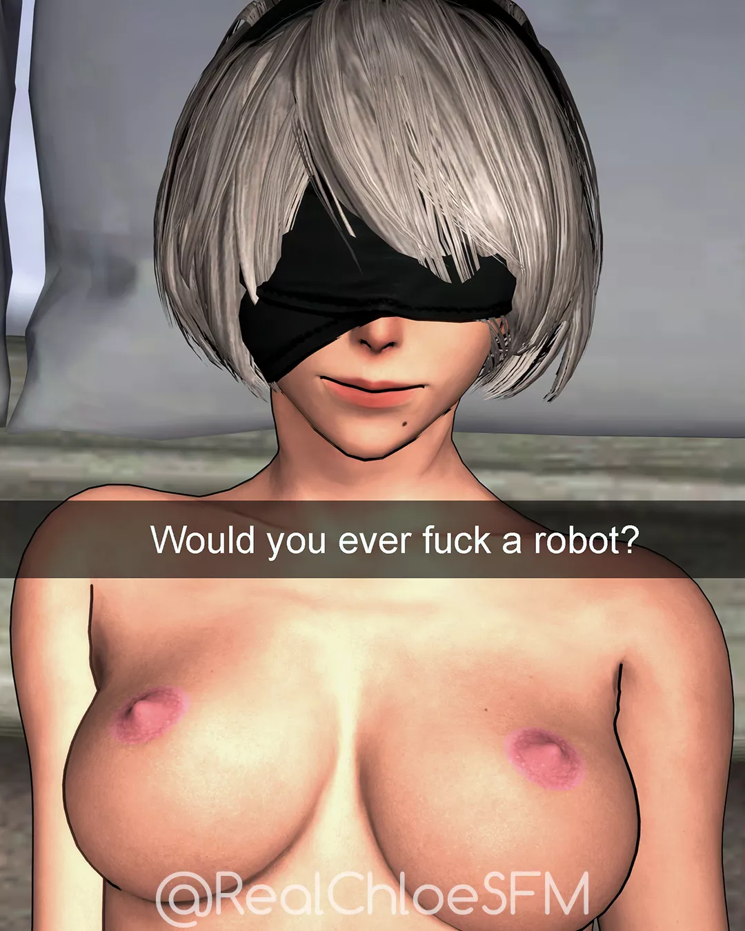 [OC] Would you ever do it? [Nier: Automata] (RealChloeSFM)