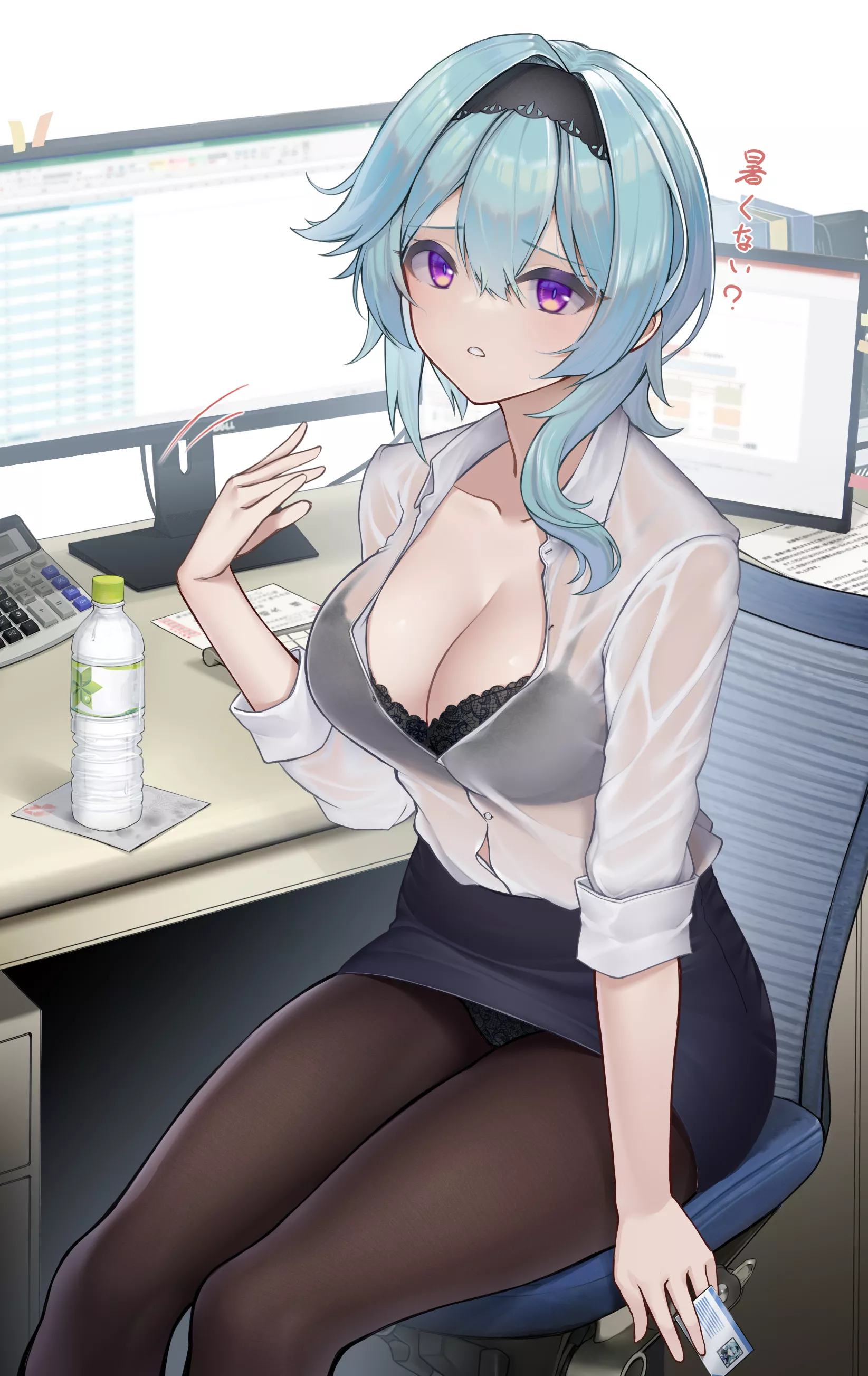 Office Lady Eula [Genshin Impact]