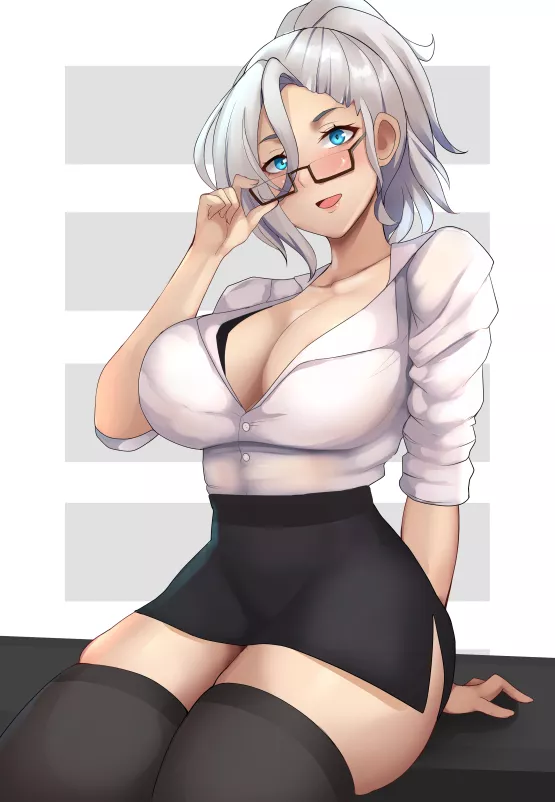 Office Lady Winter (lainart)