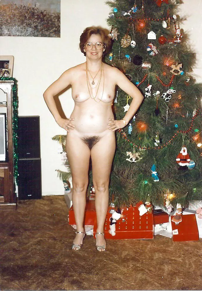 Old school Christmas nude