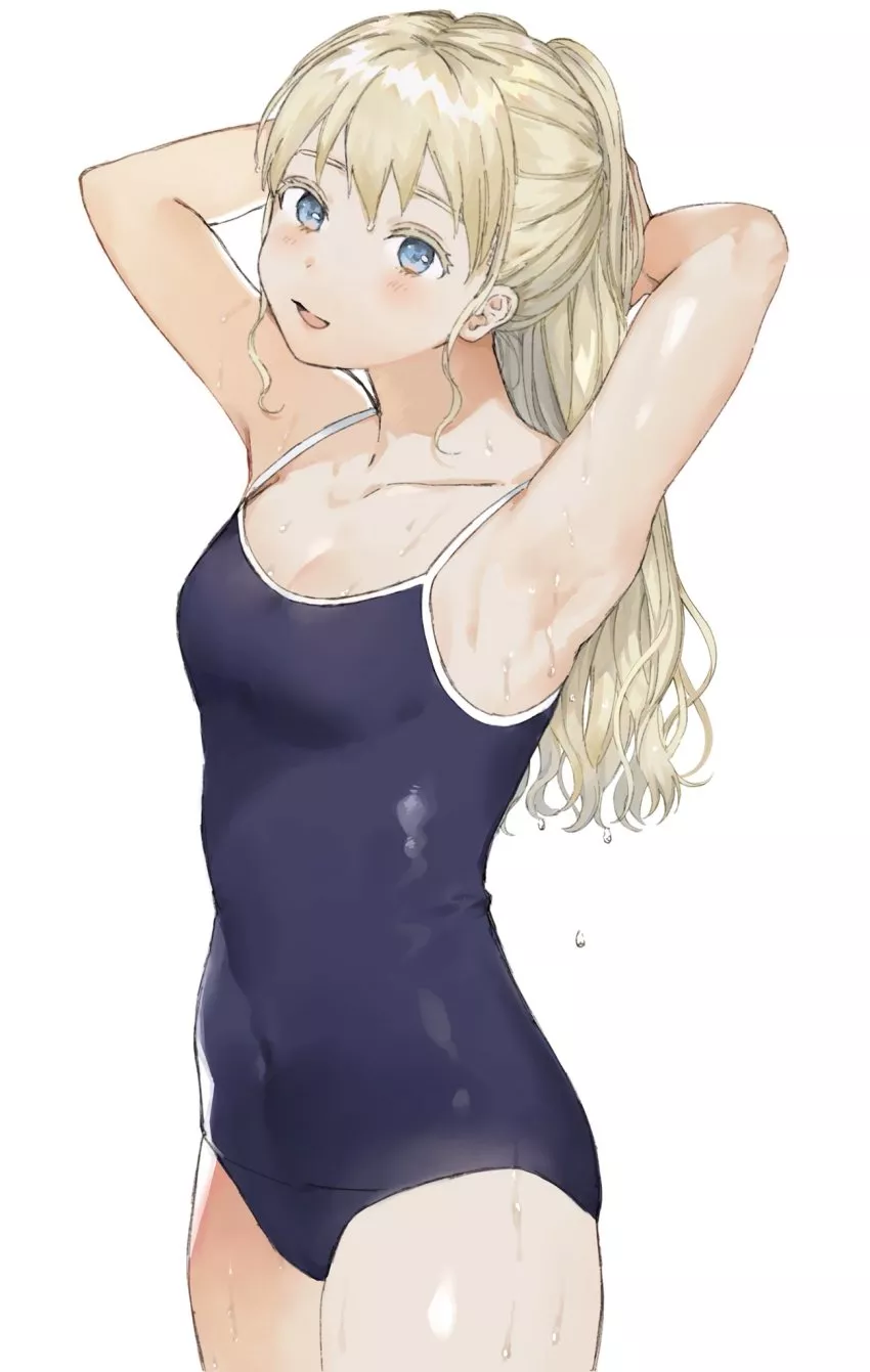 Olivia after a swim (Asobi Asobase)