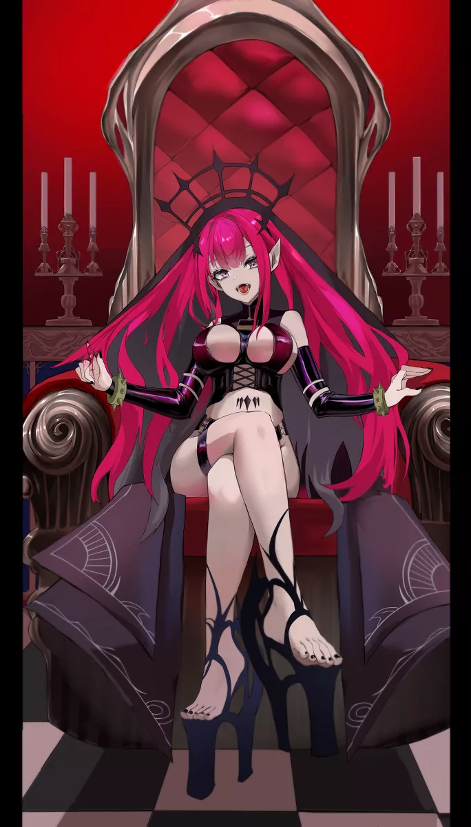 On her Throne (Daily Fairy Knight Tristan 8)