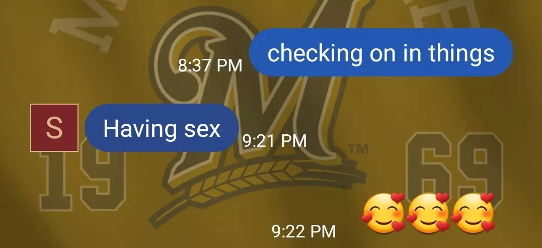 one of the hottest texts my lady has sent me