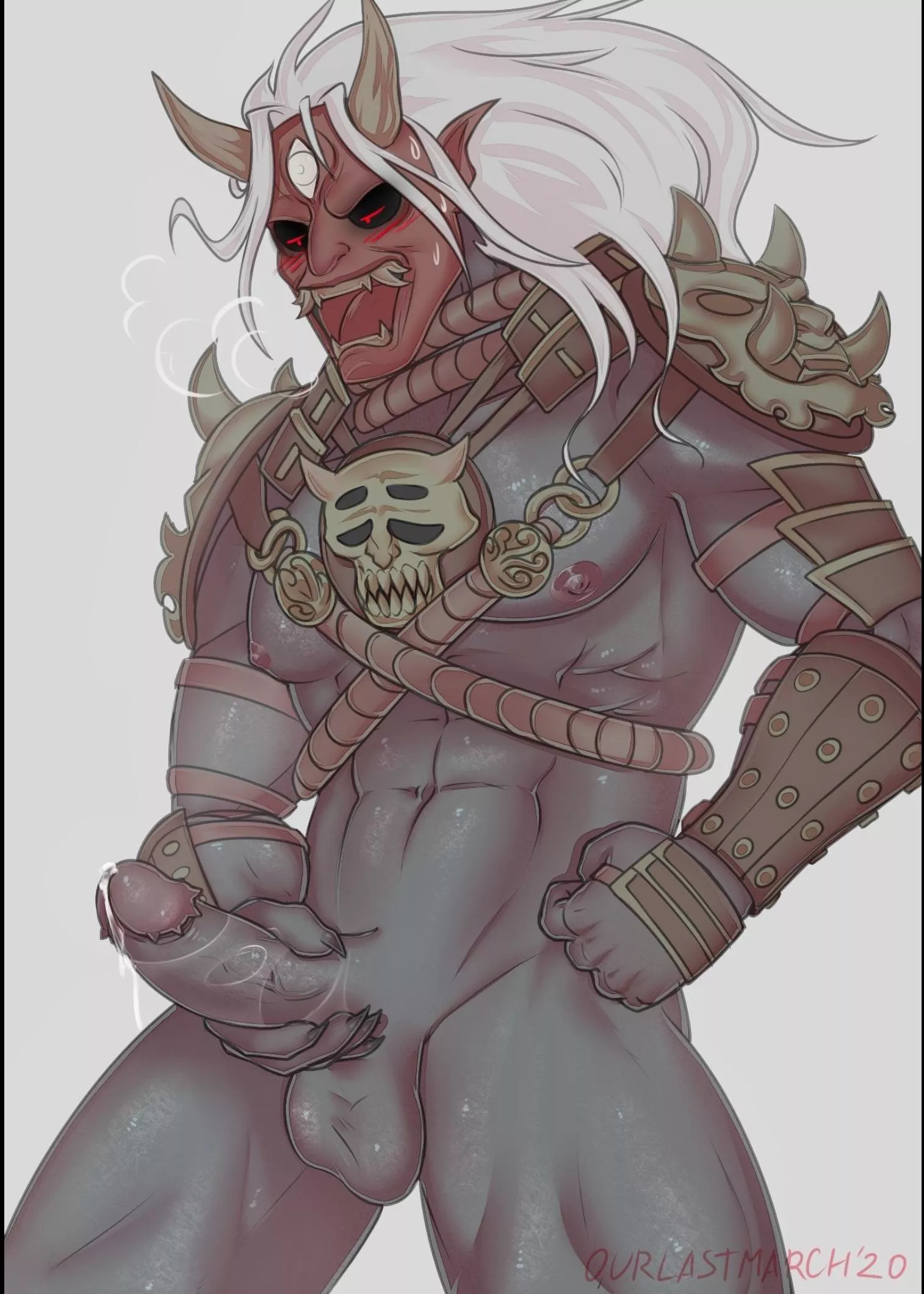 Oni what are you doing?🥵🥵🥵🥵🥵🥵🥵 I don’t know who the artist is btw