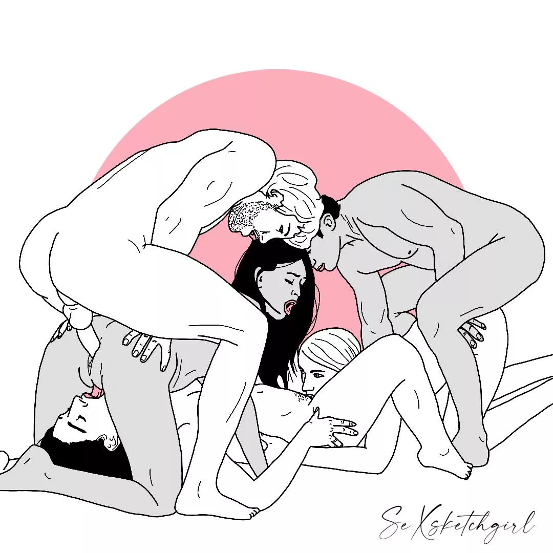 Orgy (by Sexsketchgirl)