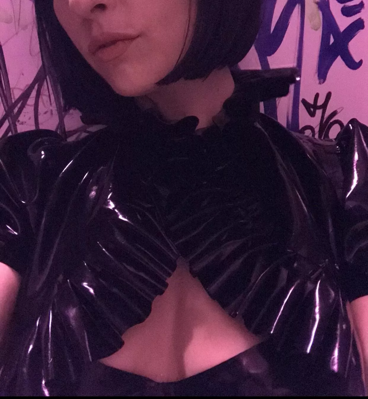 Out on a fetish club. ðŸ˜Šâœ¨ðŸ–¤