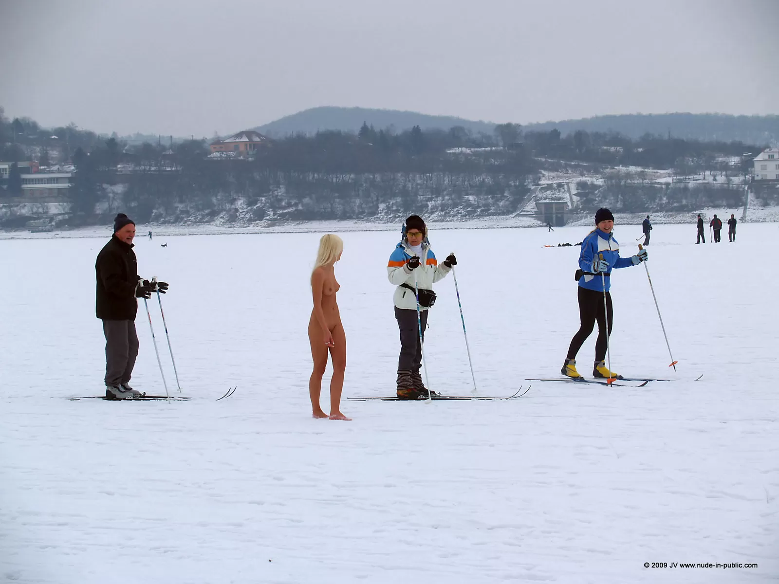 Out on a frozen lake