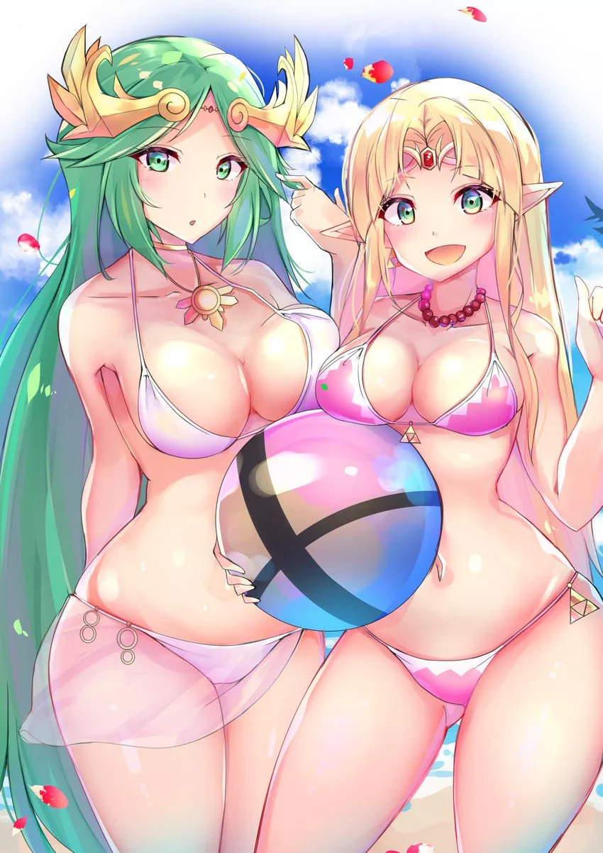 Palutena and Zelda