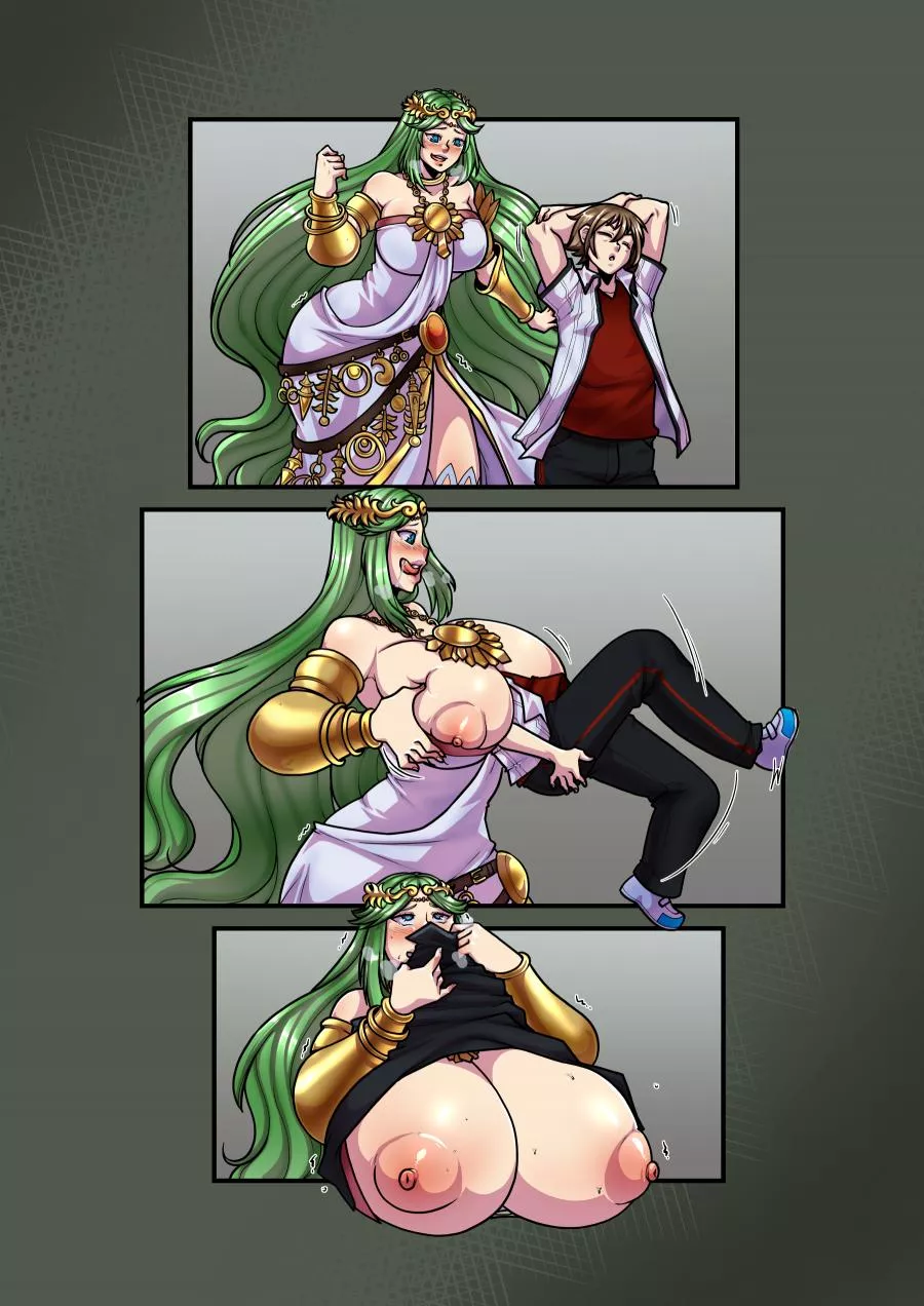 Palutena Breast Vore [BREAST VORE] [SAME SIZE]