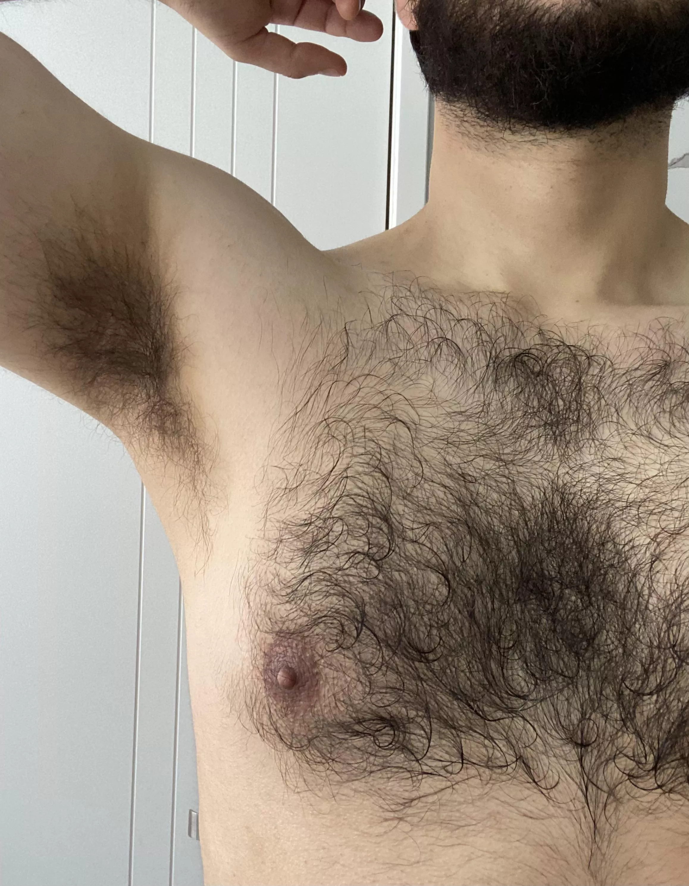 Part of my hairy chest