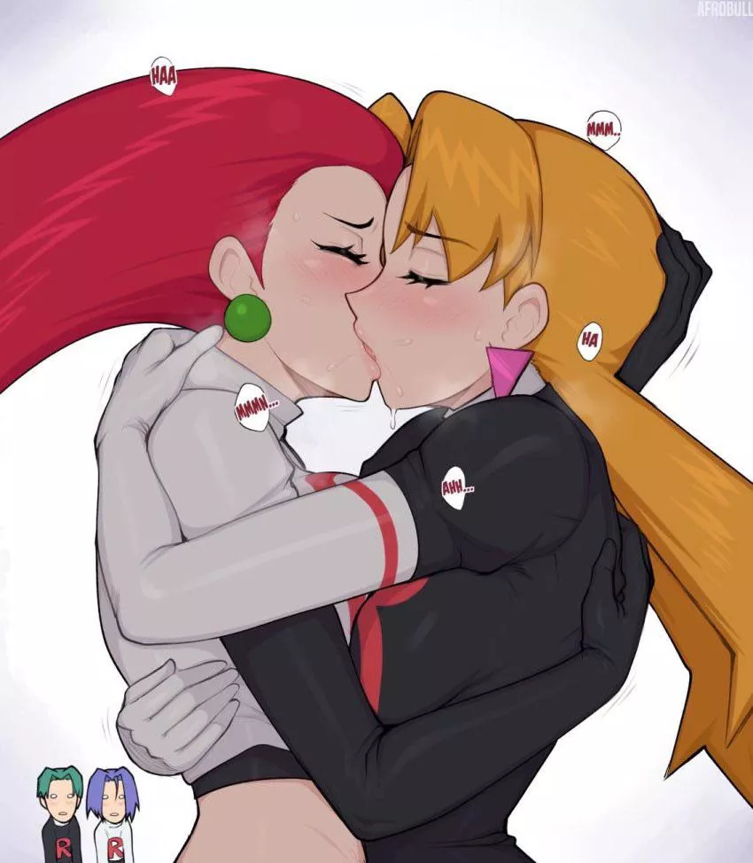 Passionate Team Rocket Kiss Mmmmâ€¦ (Afro Bull) [Pokemon]