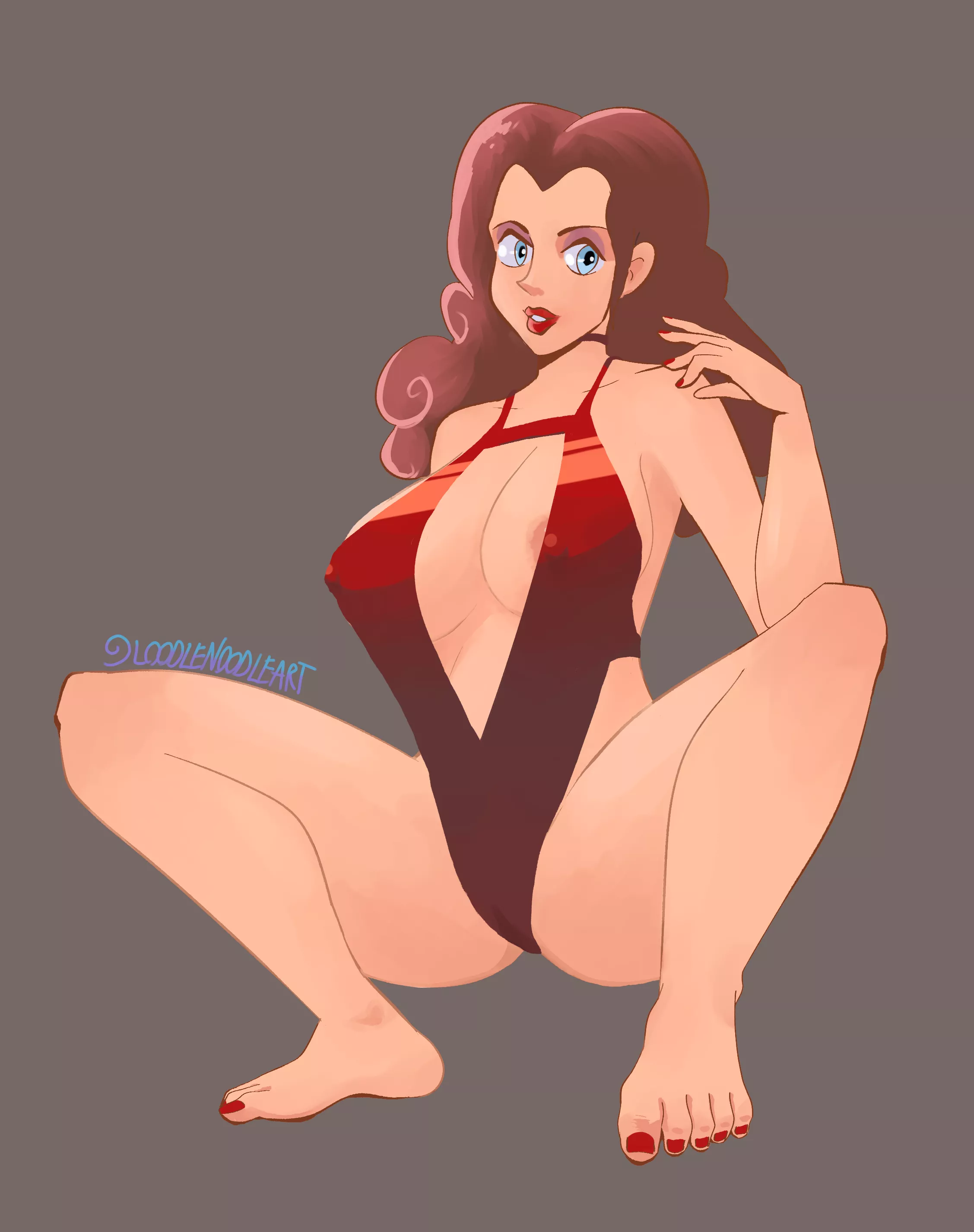 Pauline in Swimwear [Odyssey] (LoodleNoodleArt)