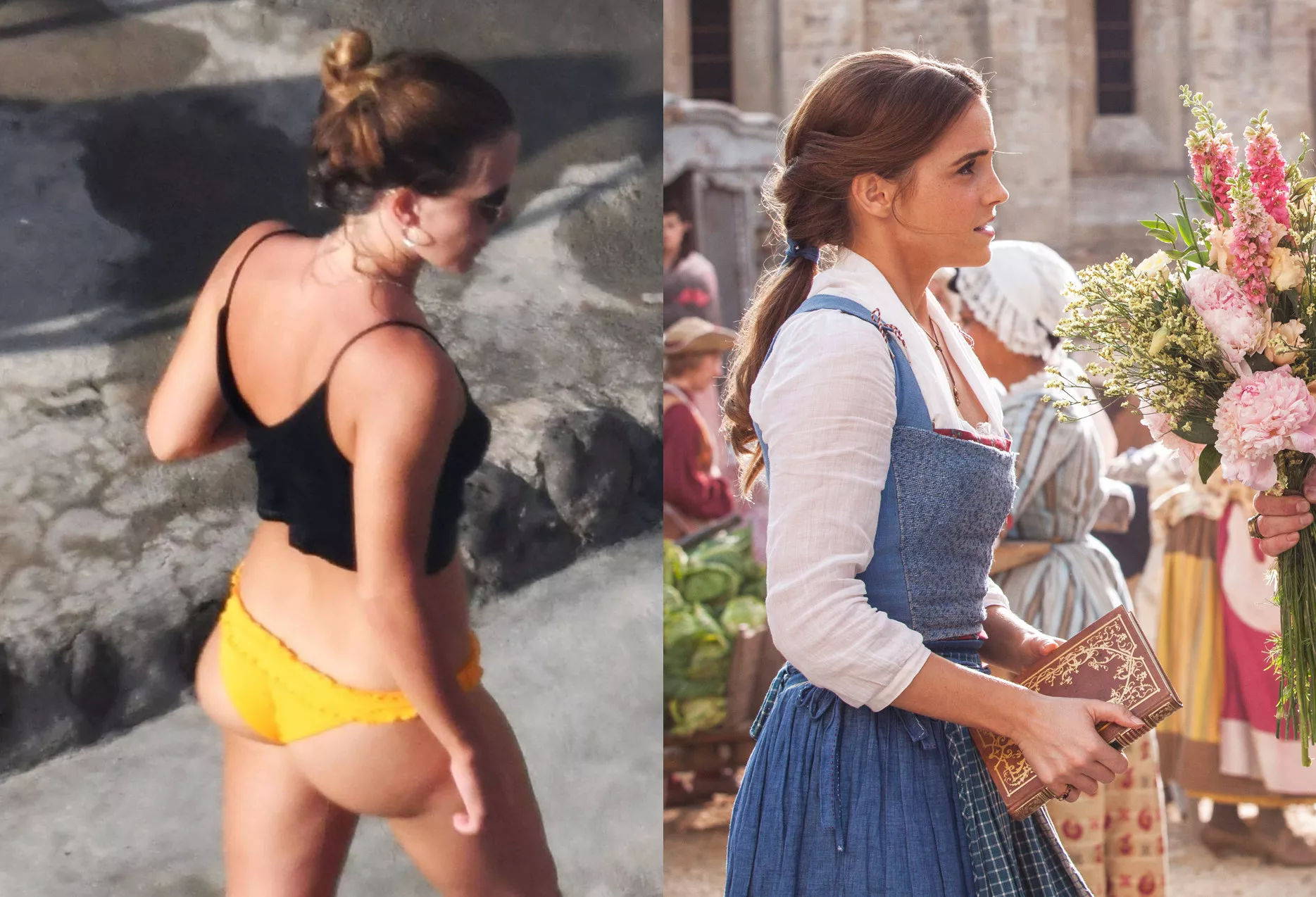 PAWG Emma Watson vs conservative Belle